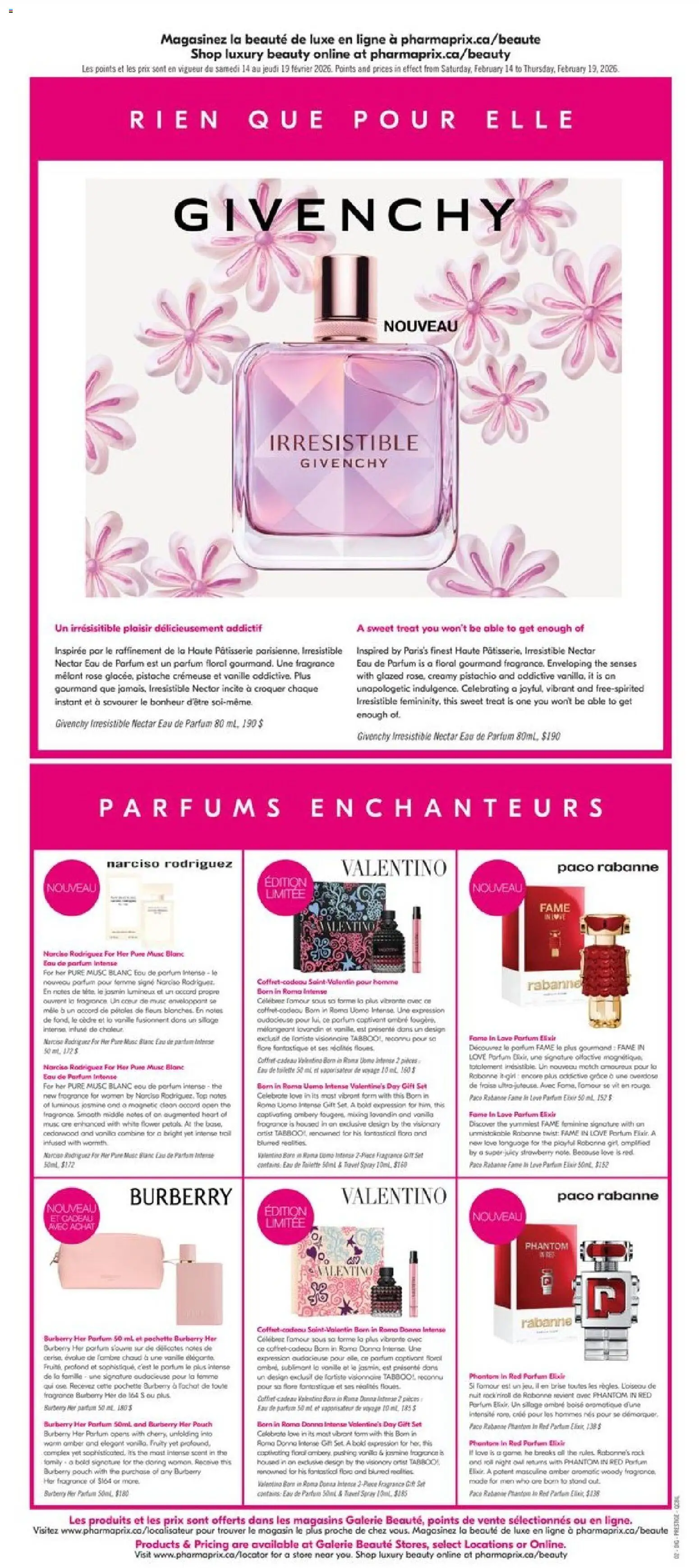 Pharmaprix flyer valid from 13.02.2026 | Page: 12 | Products: Perfume, Fragrance, Eau de toilette, Toilette