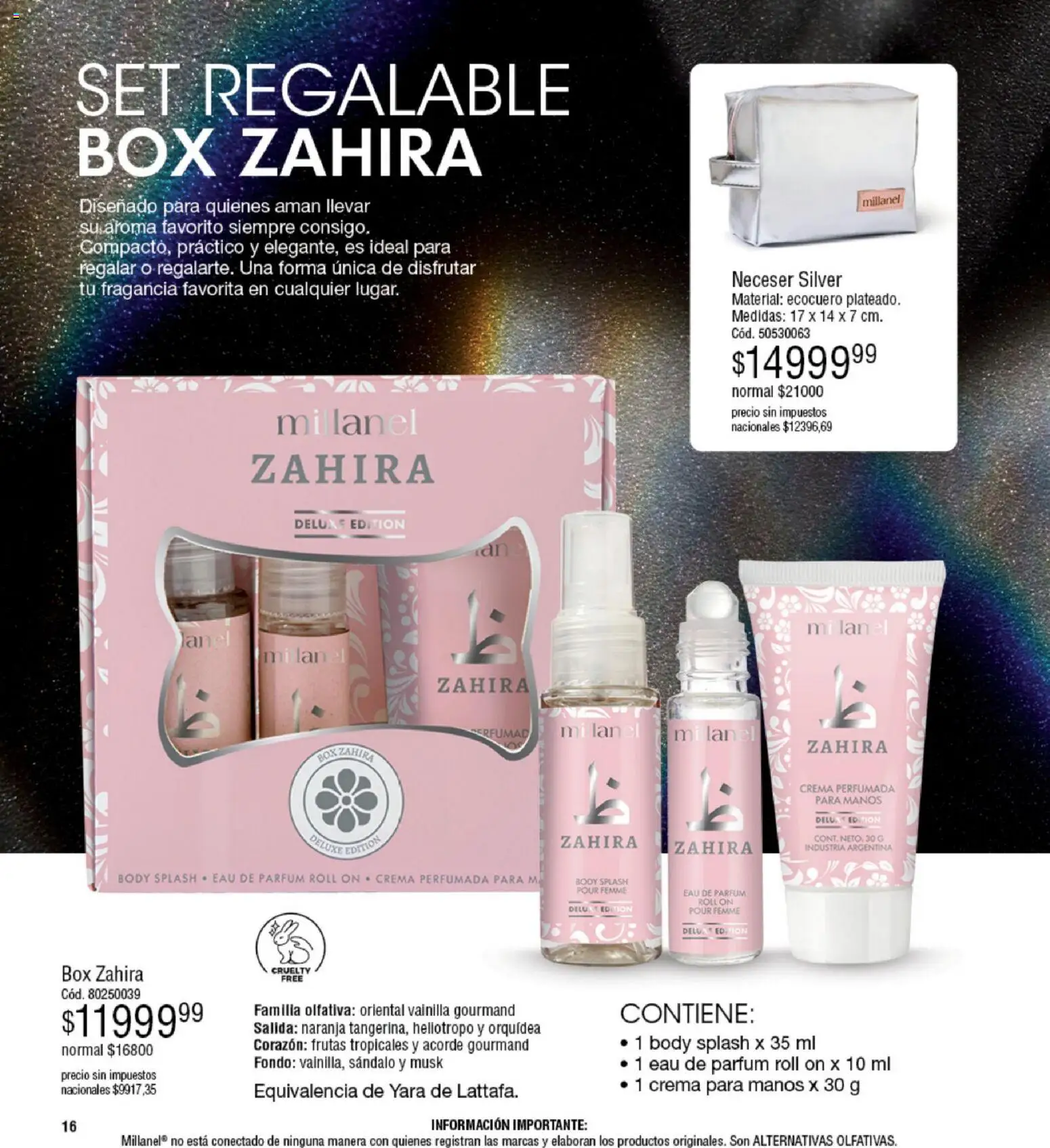 Millanel - Catálogo │ válido desde el 05.01.2026 | Página: 16 | Productos: Body, Fragancia, Neceser, Crema