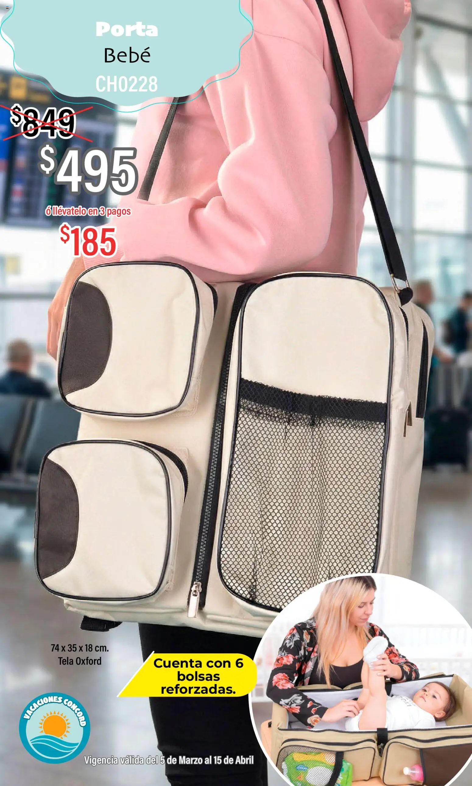 Nuevas ofertas de Colchas Concord válidas en toda la República Mexicana desde el 05.03.2026. ¡Encuentra las mejores ofertas en Colchas Concord catálogo Vacaciones! | Página: 24