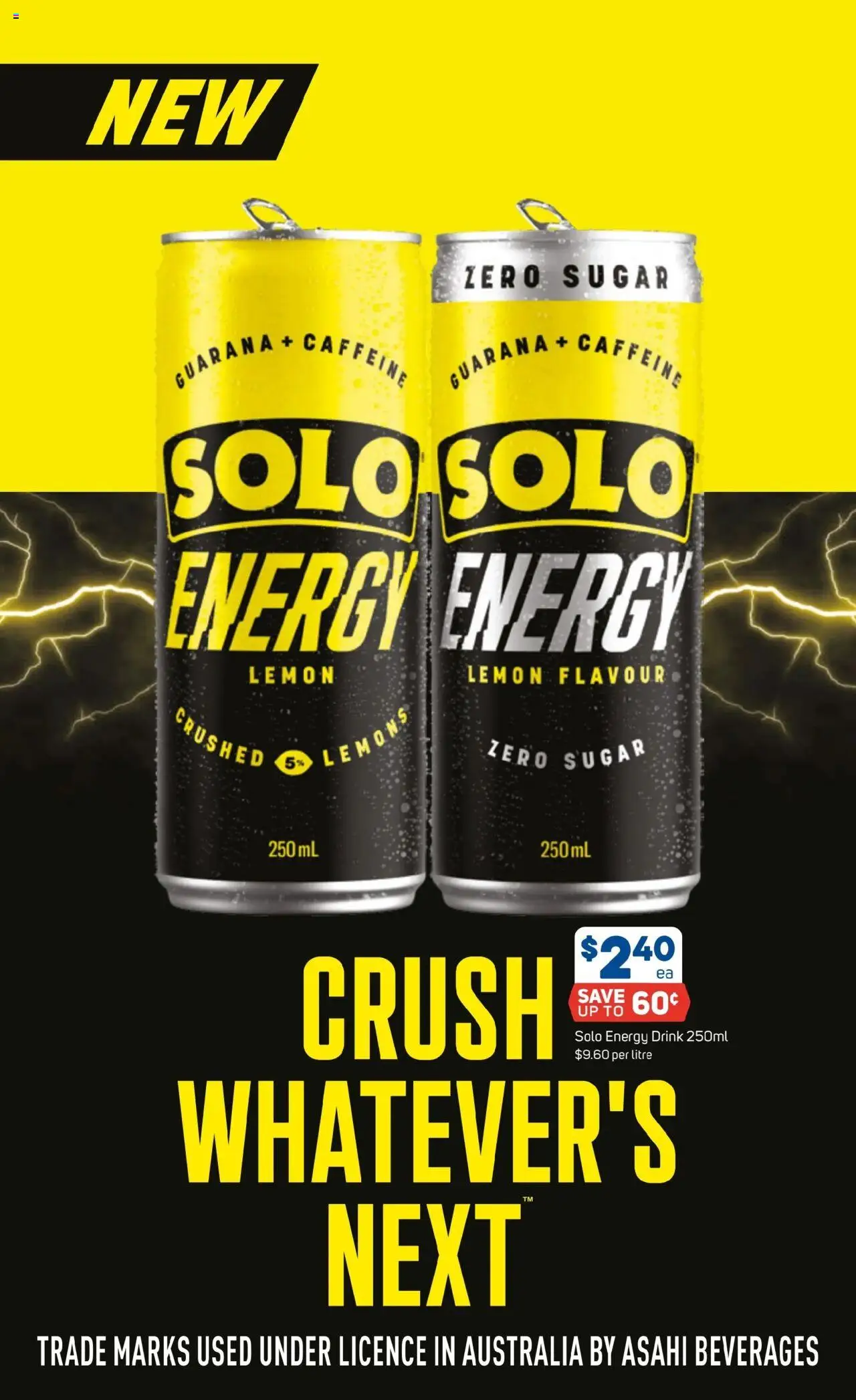 Foodland catalogue - valid from 06.08.2025 | Page: 16 | Products: Energy drink, Sugar, Lemon