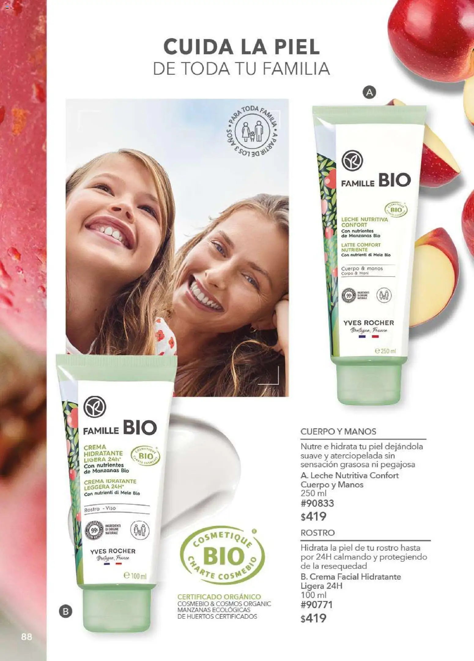 Nuevas ofertas de Yves Rocher válidas en toda la República Mexicana desde el 09.12.2025. ¡Encuentra las mejores ofertas en Yves Rocher campaña 17 2025! | Página: 90 | Productos: Crema, Leche, Manzanas