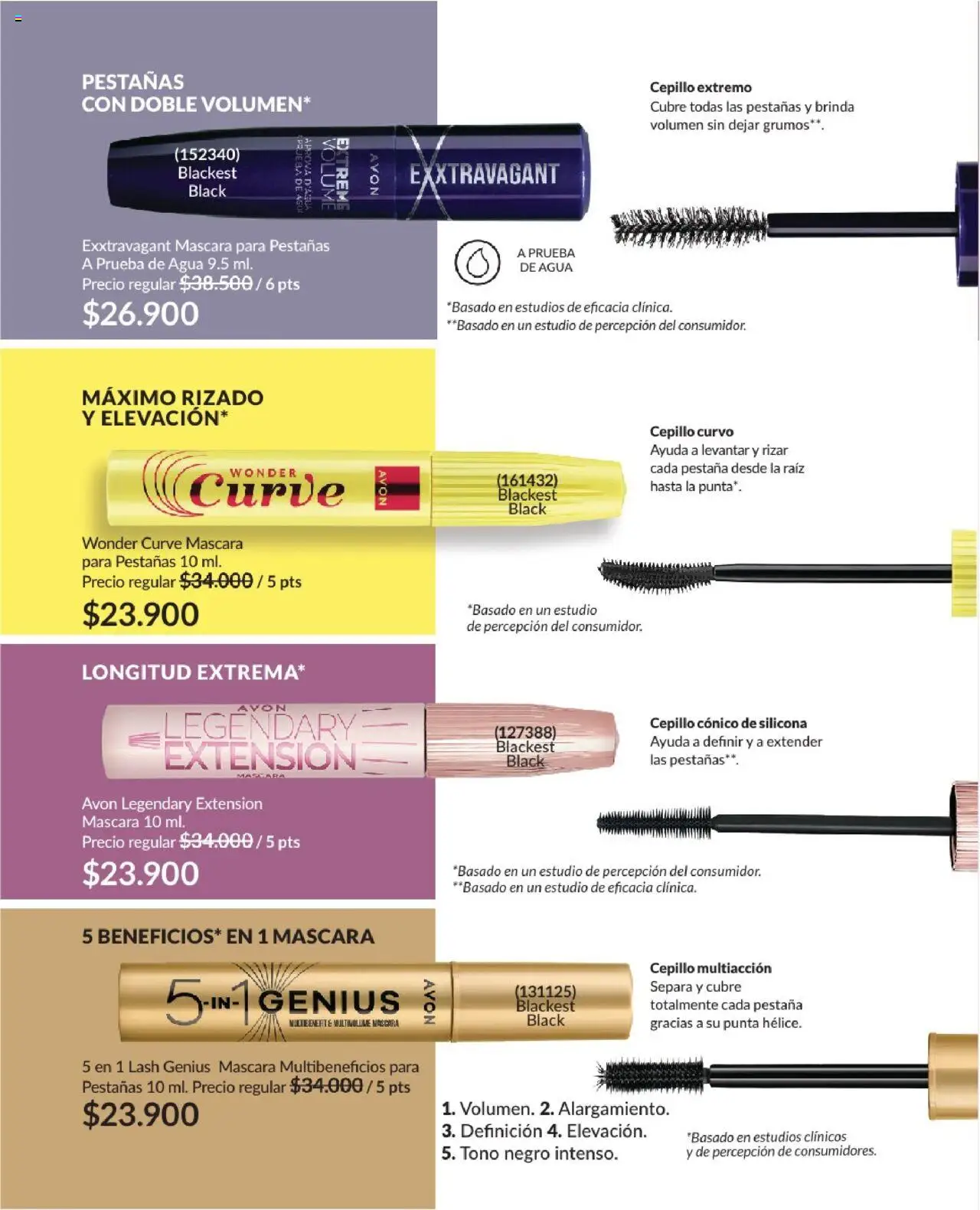 Avon revista - valida desde el 01.08.2025 | Página: 52 | Productos: Agua, Cepillo, Máscara