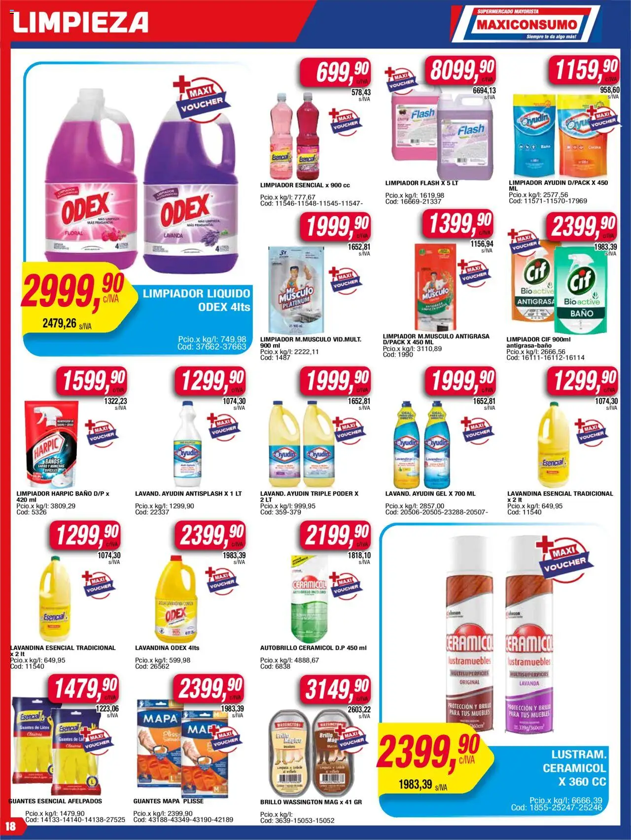 Maxiconsumo ofertas │ válido desde el 09.06.2025 | Página: 18 | Productos: Antigrasa, Cerámico, Fragancia, Cava