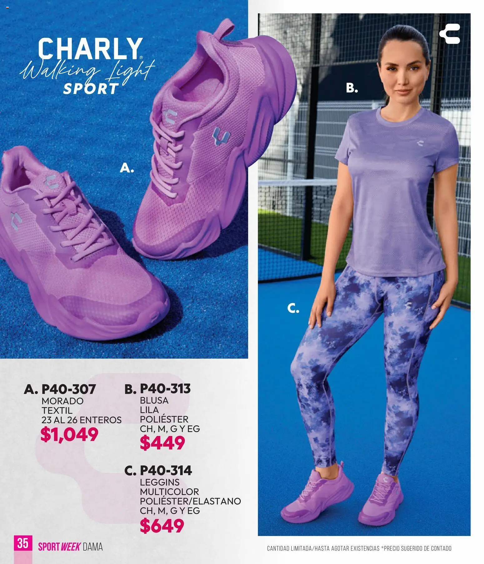 Nuevas ofertas de Cklass válidas en toda la República Mexicana desde el 28.04.2026. ¡Encuentra las mejores ofertas en Cklass catálogo Sportweek! | Página: 36 | Productos: Blusa