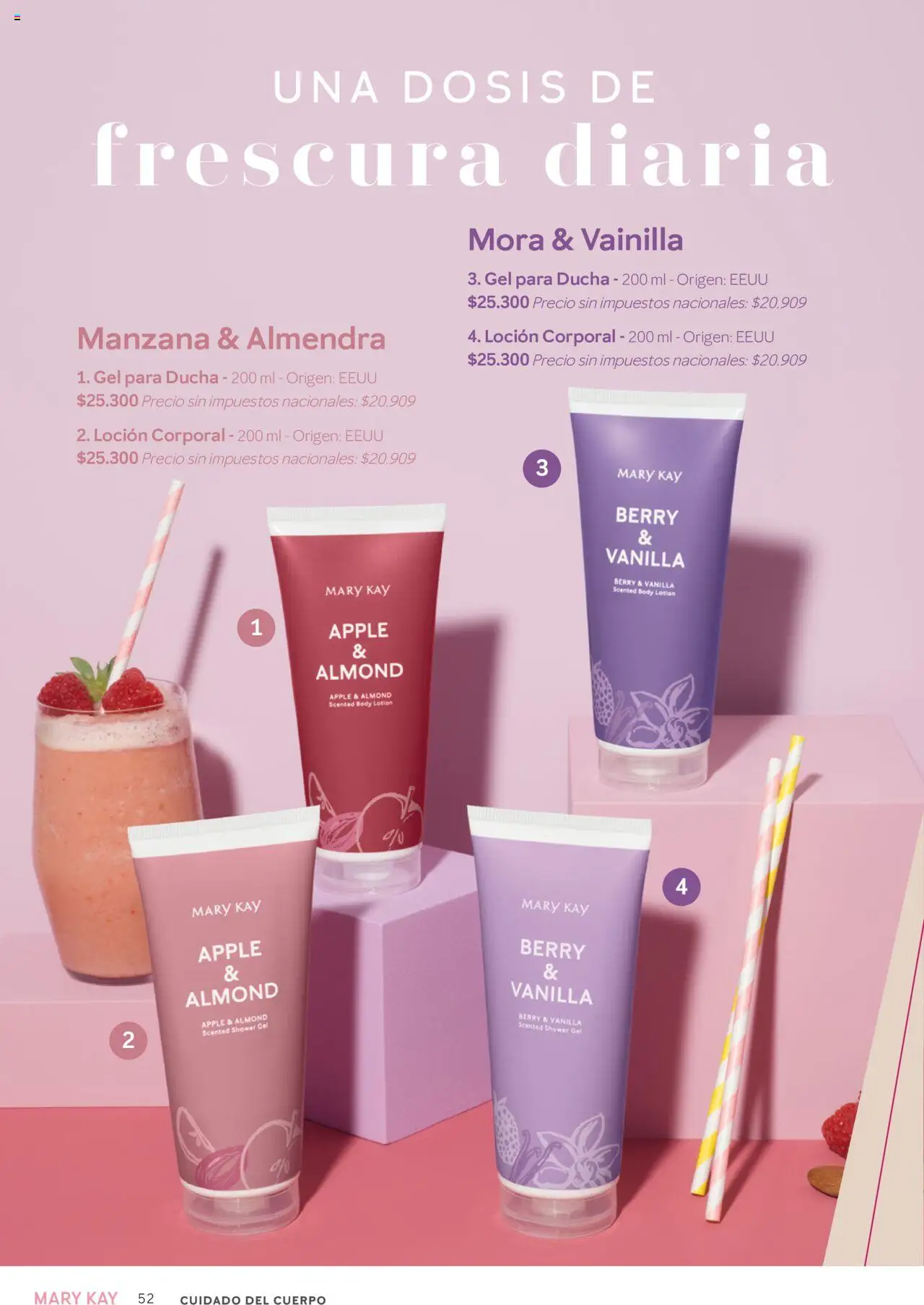 Mary Kay catálogo Invierno │ válido desde el 01.07.2025 | Página: 52 | Productos: Body, Ducha, Manzana, Almendra