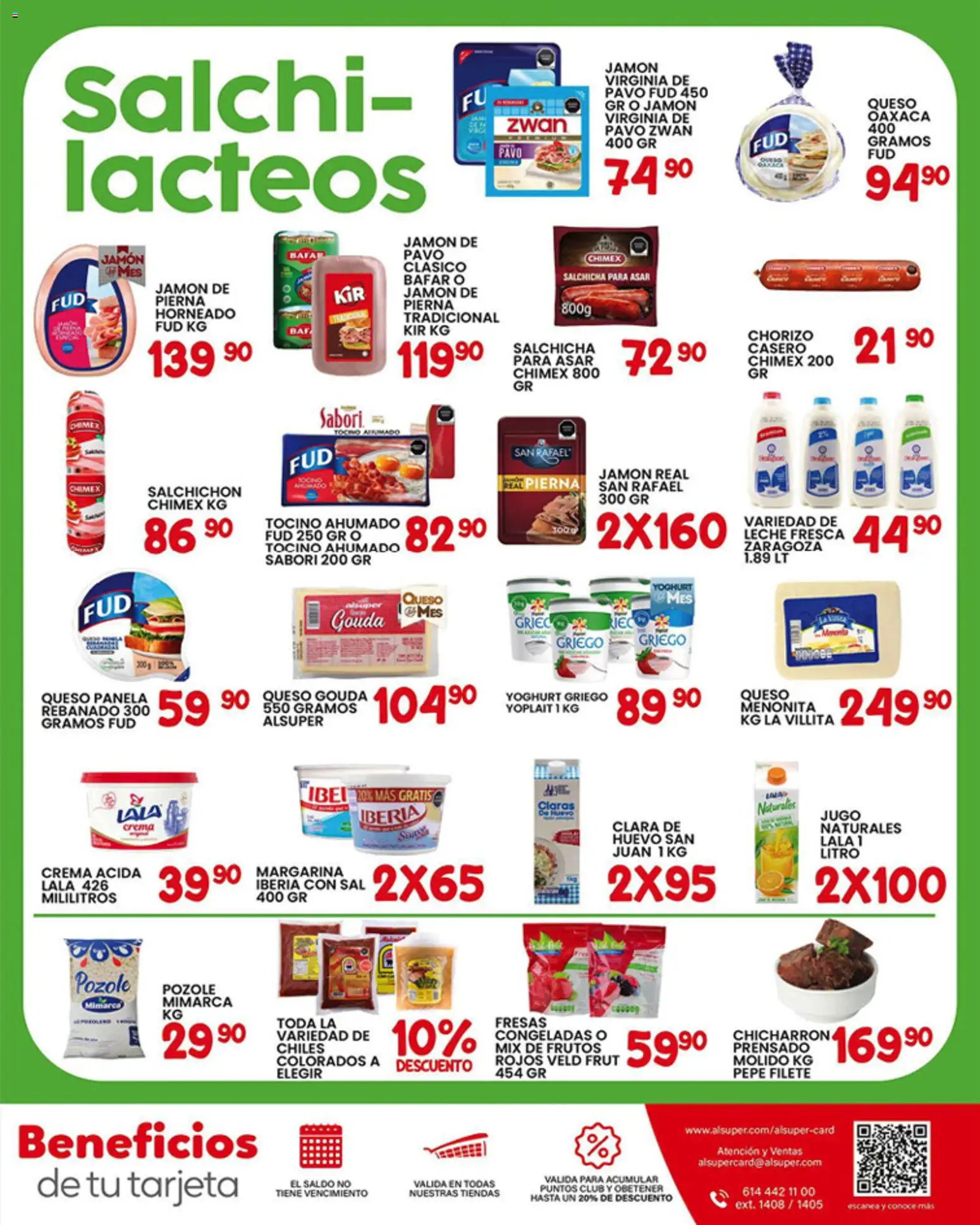 Nuevas ofertas de Alsuper válidas en toda la República Mexicana desde el 23.01.2026. ¡Encuentra las mejores ofertas en Alsuper folleto Chihuahua Capital! | Página: 7 | Productos: Huevo, Jamón, Jugo, Fresas