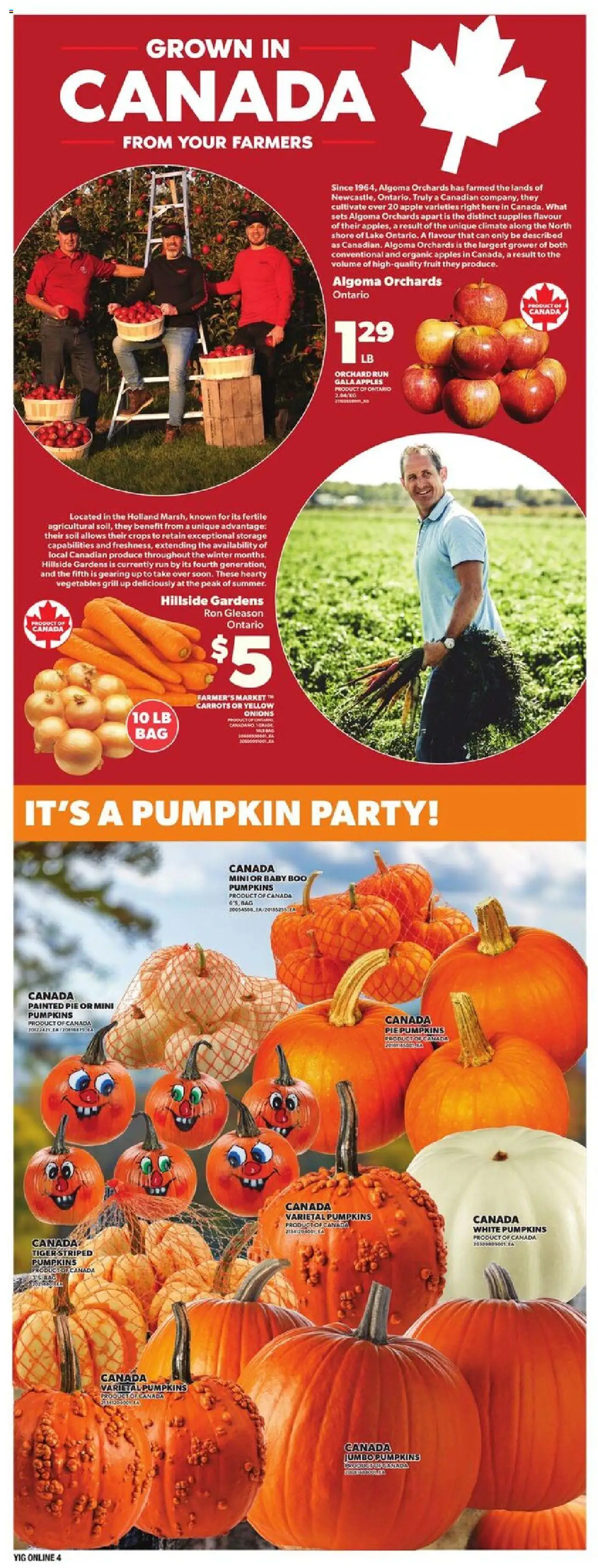 Independent Grocer flyer valid from 18.09.2025 | Page: 10 | Products: Bag, Grill, Pumpkin, Apples