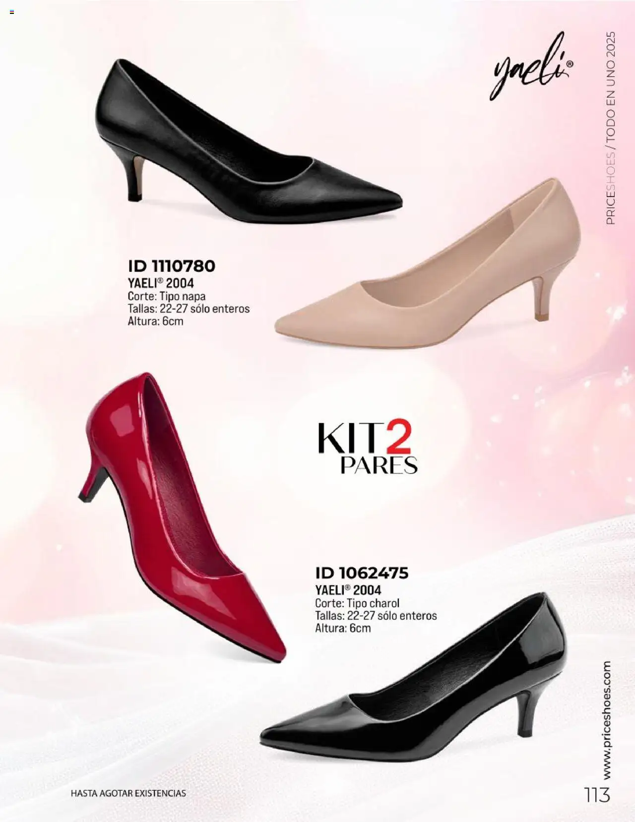 Nuevas ofertas de Price Shoes válidas en toda la República Mexicana desde el 05.05.2025. ¡Encuentra las mejores ofertas en Price Shoes catálogo Todo En 1 2025! | Página: 113