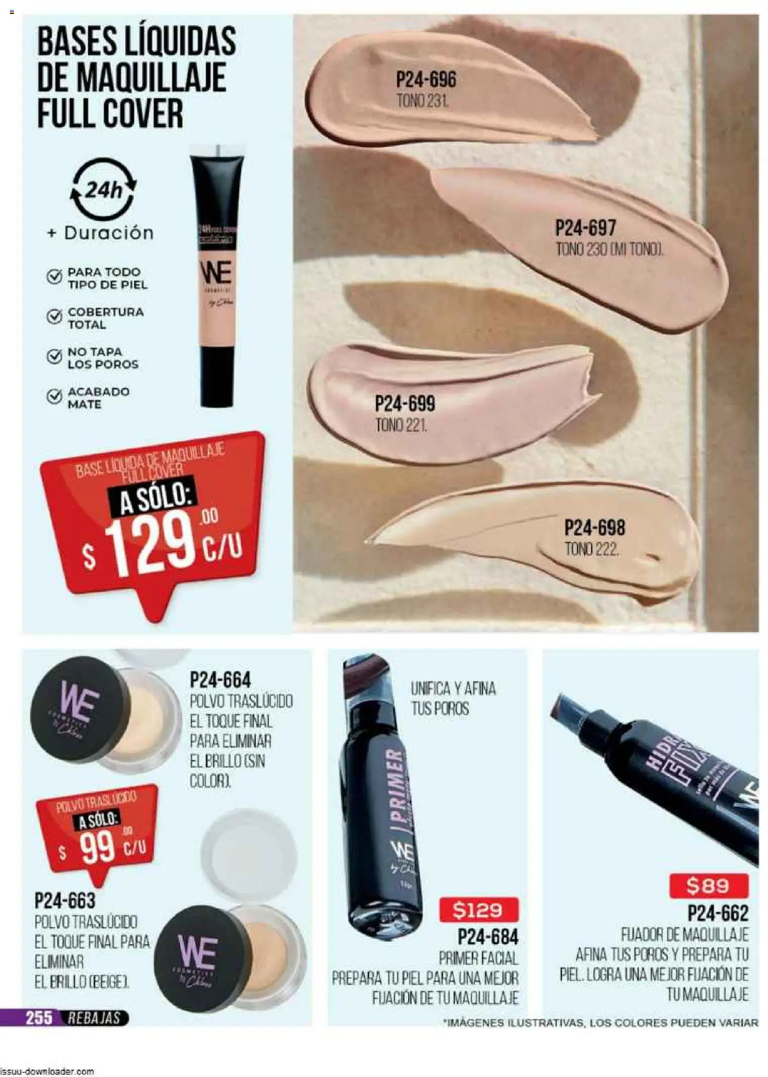 Nuevas ofertas de Cklass válidas en toda la República Mexicana desde el 31.10.2025. ¡Encuentra las mejores ofertas en Cklass catálogo Super Rebajas Ropa! | Página: 258 | Productos: Brillo, Mate, Maquillaje, Polvo