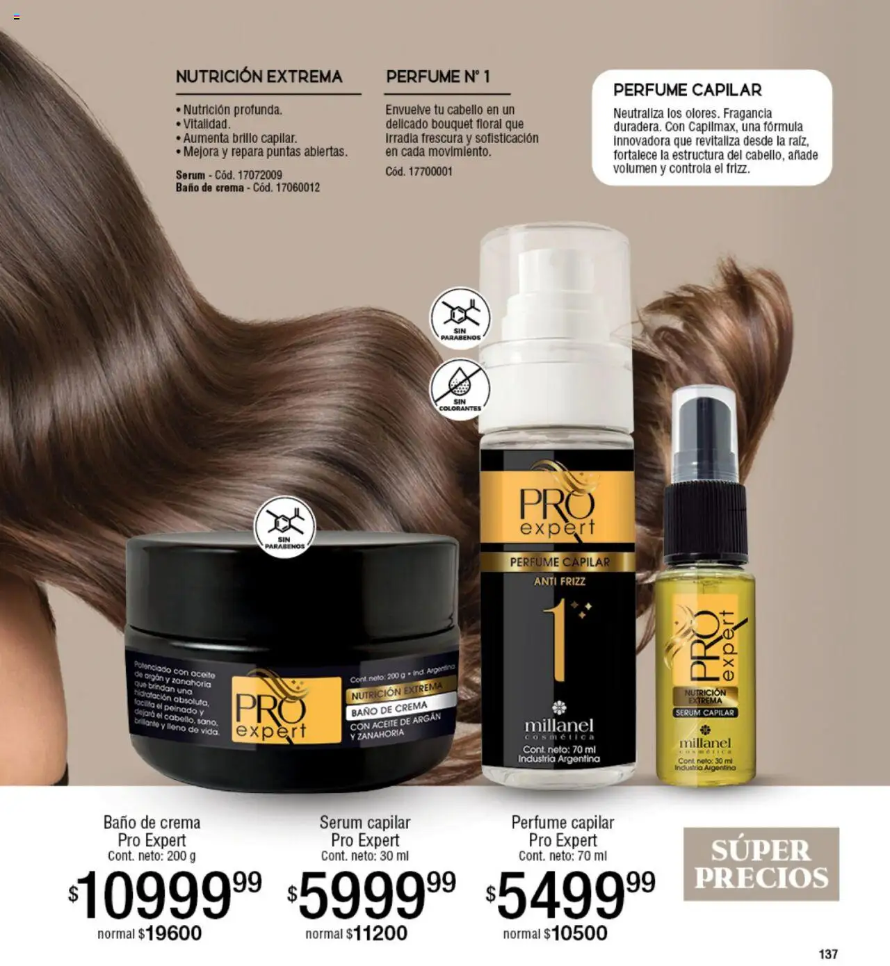 Millanel catálogo │ válido desde el 18.08.2025 | Página: 137 | Productos: Baño, Aceite, Brillo, Crema