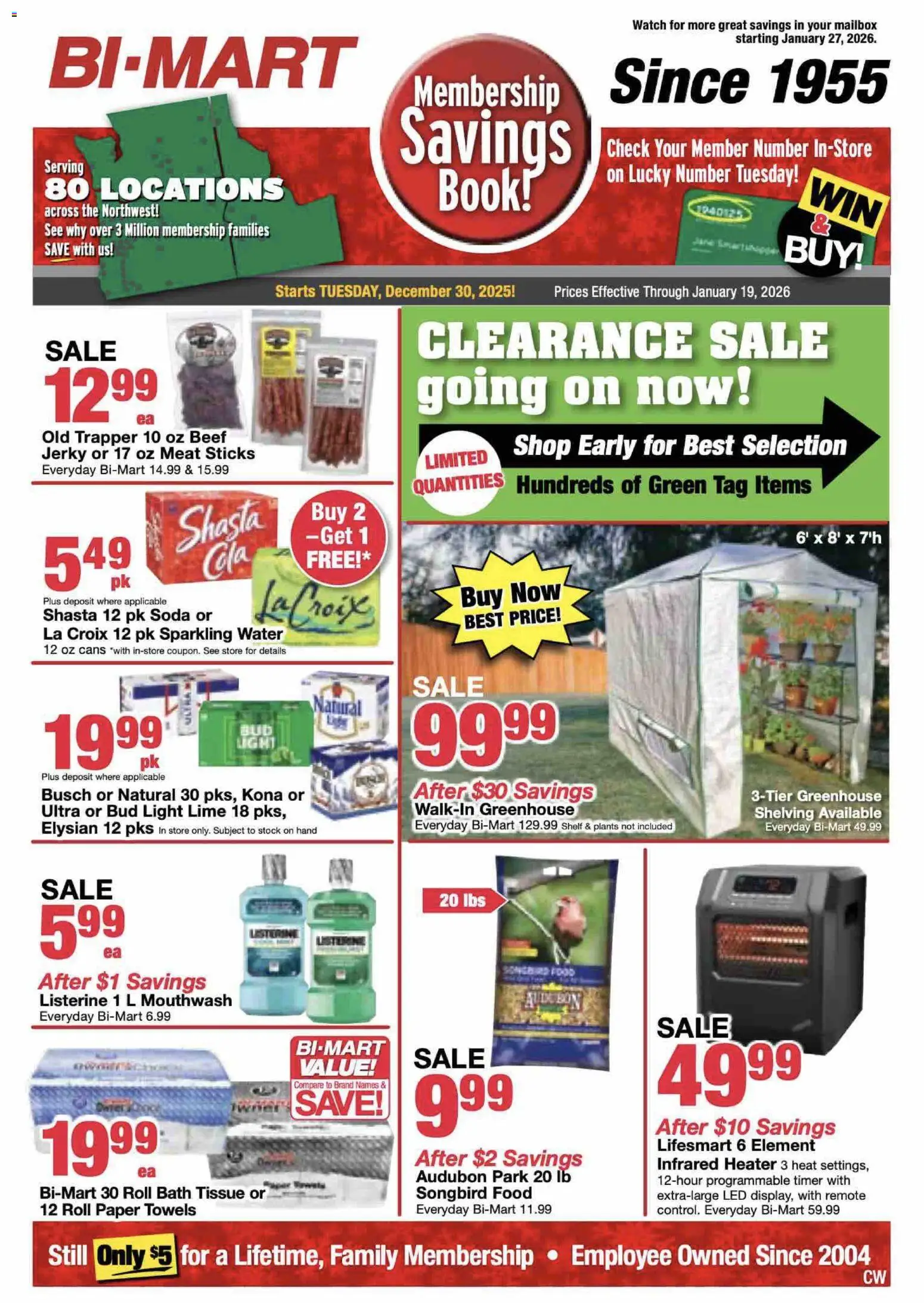 Bi-Mart Weekly Ad - valid from 30.12.2025 | Page: 1