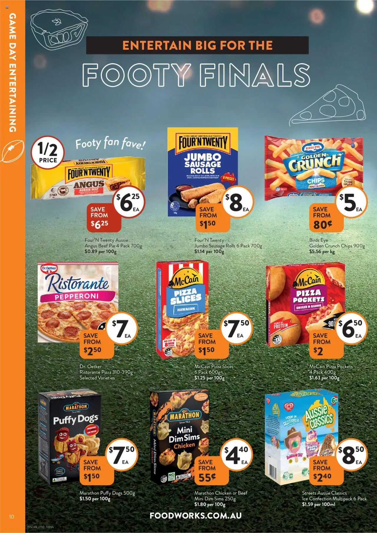 Foodworks catalogue - valid from 01.10.2025 | Page: 10 | Products: Bacon, Cheese, Chicken, Fan