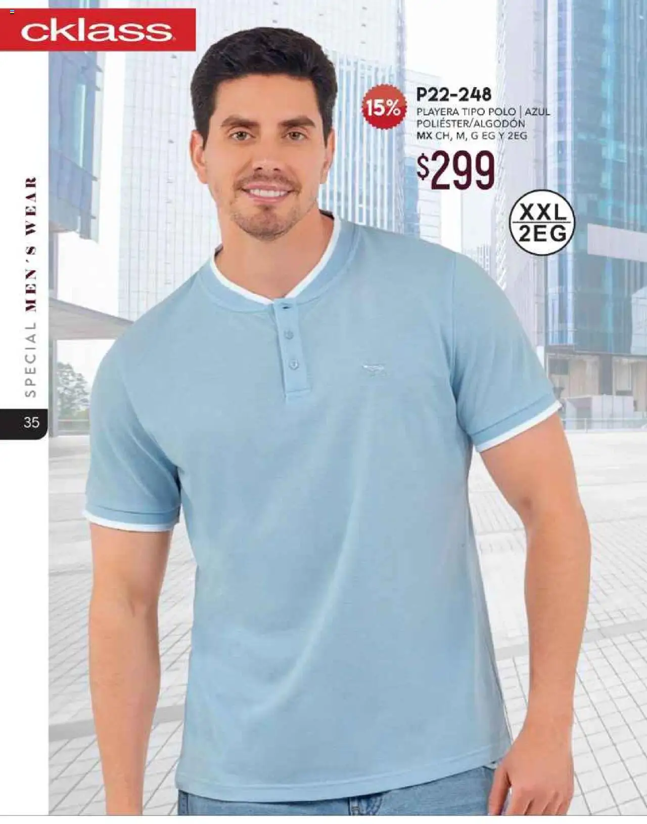 Nuevas ofertas de Cklass válidas en toda la República Mexicana desde el 01.10.2025. ¡Encuentra las mejores ofertas en Cklass - Catálogo Especial Caballero! | Página: 36 | Productos: Playera