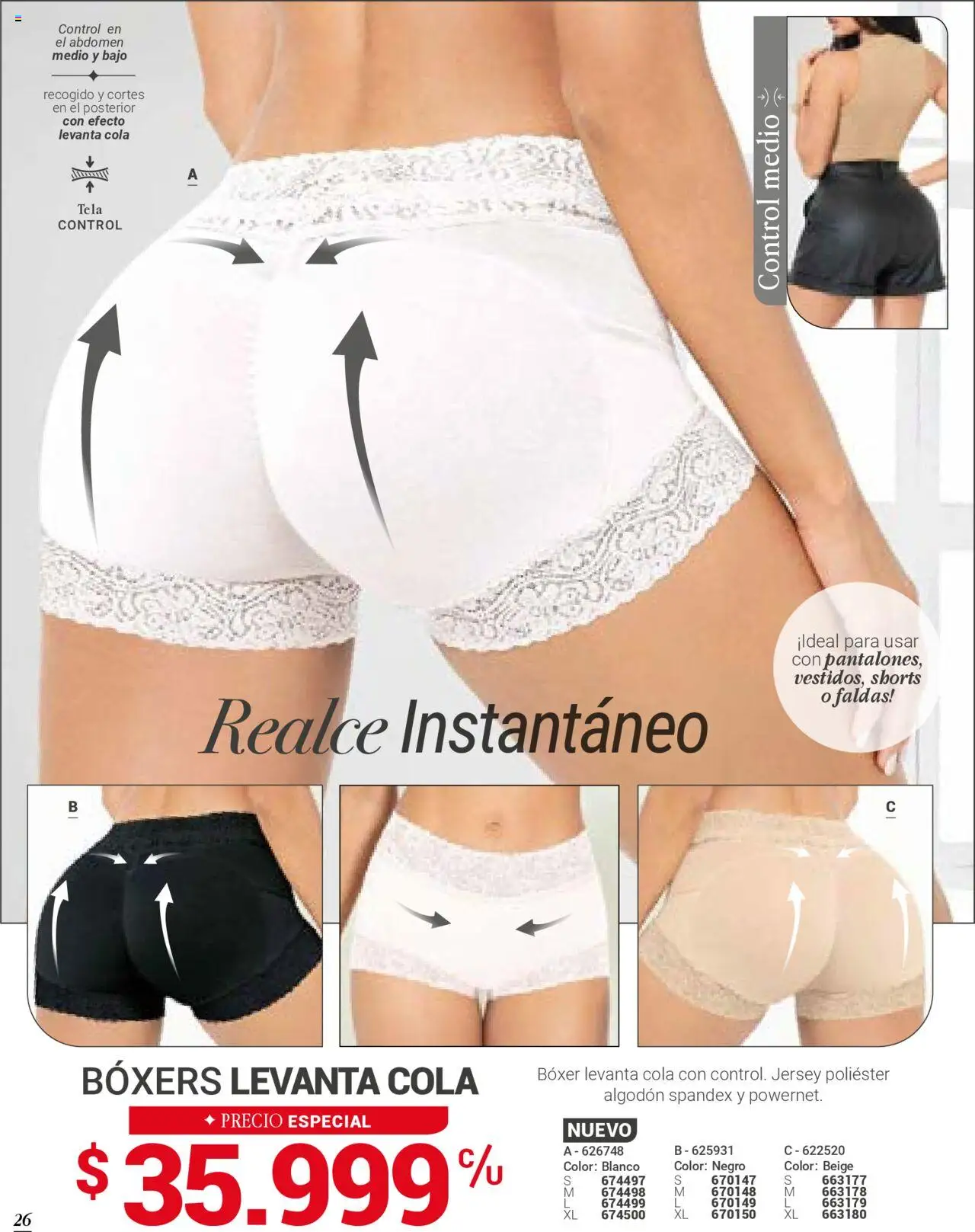 Carmel revista - valida desde el 01.06.2025 | Página: 26 | Productos: Algodón, Boxers, Faldas