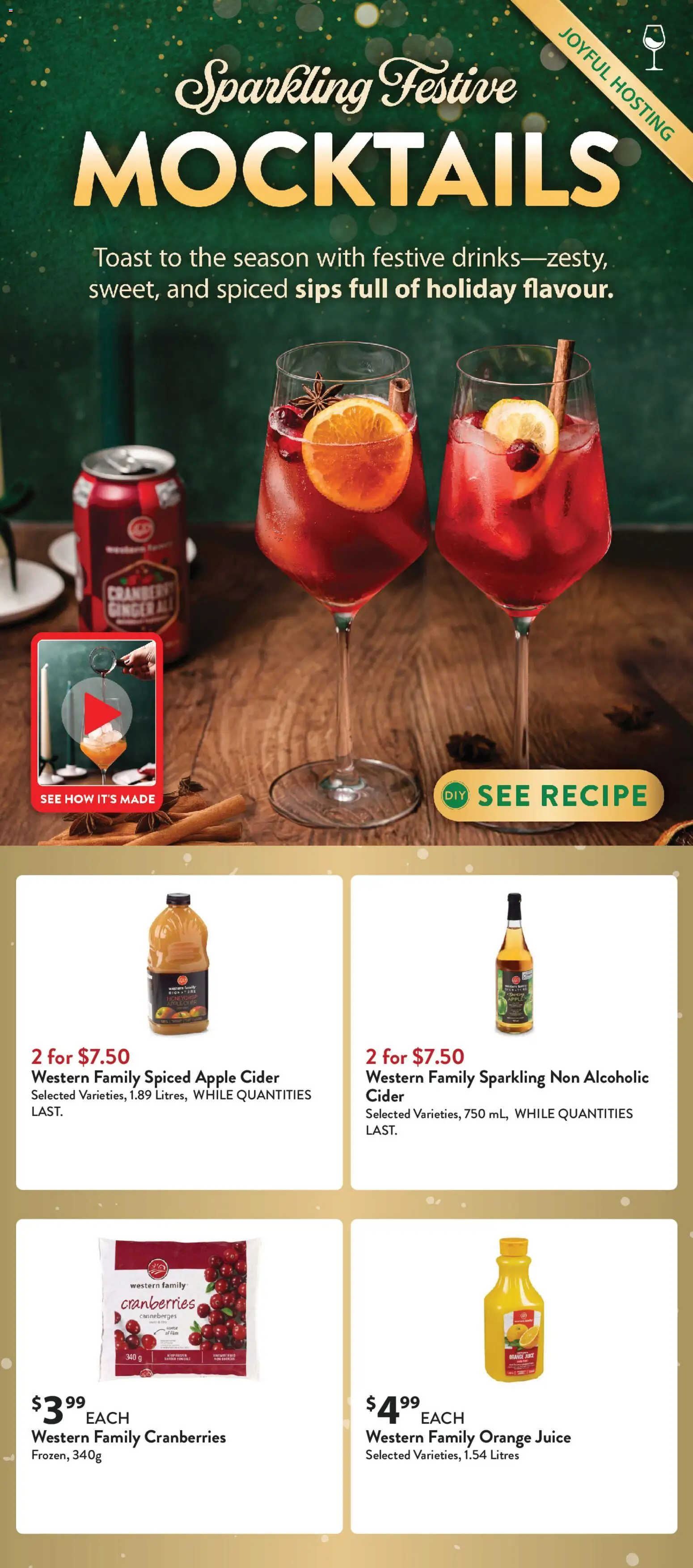 Save on foods flyer valid from 18.12.2025 | Page: 7 | Products: Juice