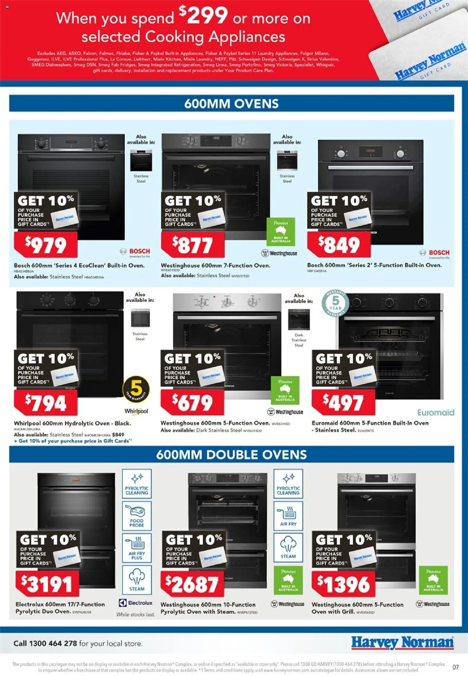 Harvey Norman catalogue - valid from 20.02.2026 | Page: 7 | Products: Stool, Accessories, Laundry, Oven