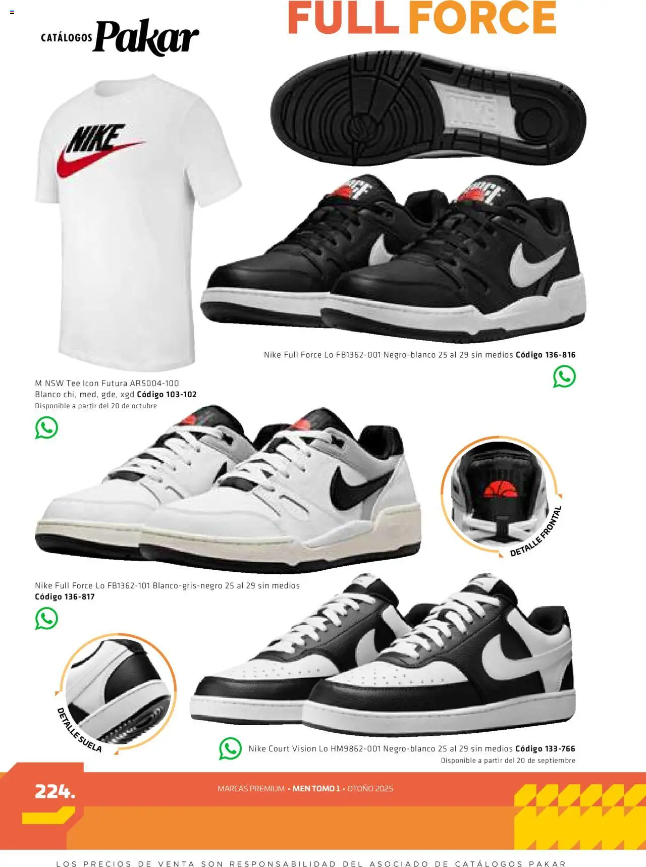 Nuevas ofertas de SC Pakar válidas en toda la República Mexicana desde el 29.08.2025. ¡Encuentra las mejores ofertas en SC Pakar - Catálogo Otoño Men Tomo 1! | Página: 224