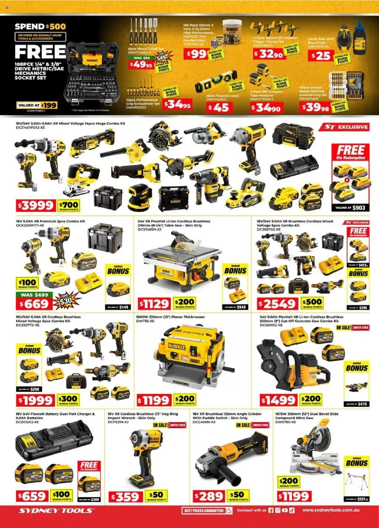 Sydney Tools catalogue - valid from 25.09.2025 | Page: 2 | Products: Saw, Batteries, Tools, Grinder