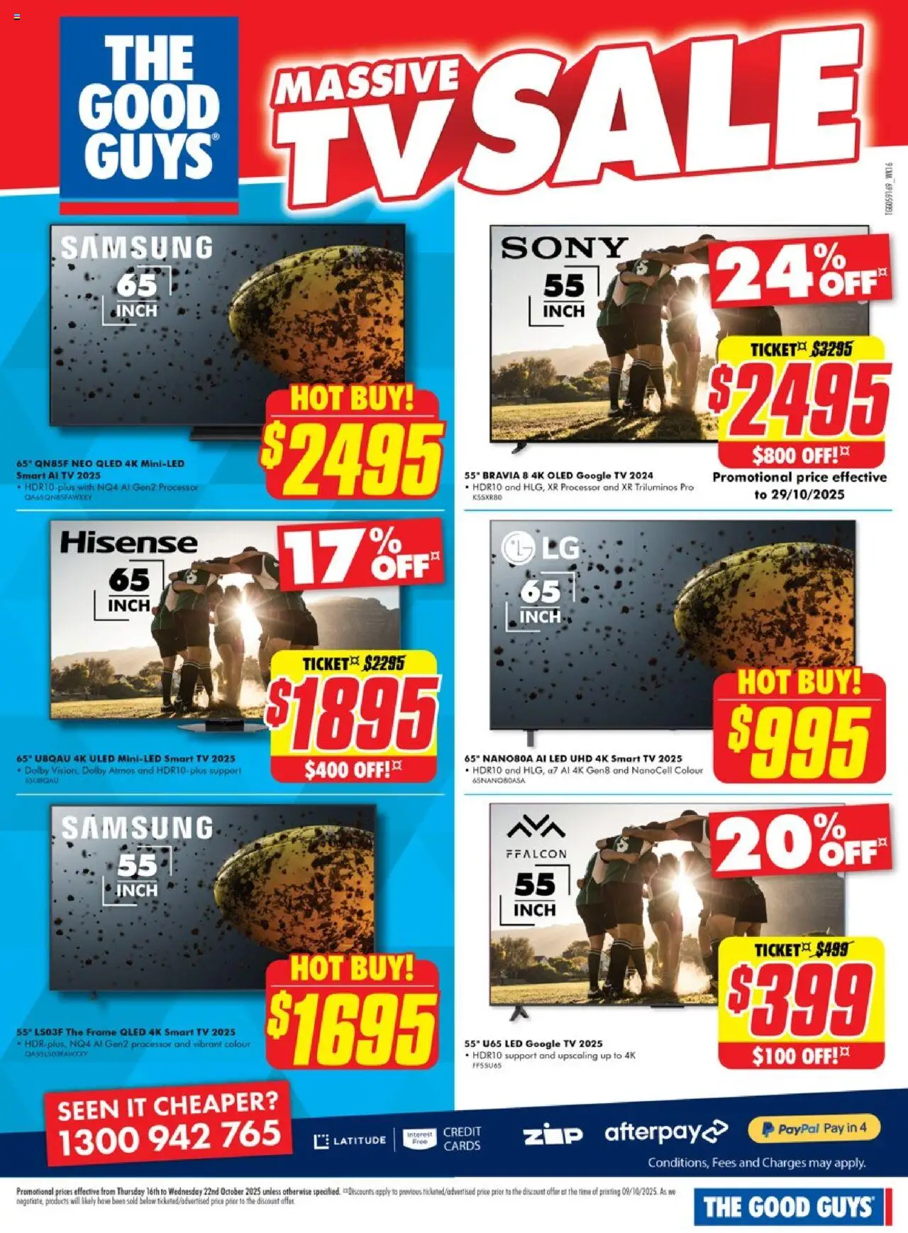 The Good Guys catalogue - valid from 15.10.2025 | Page: 5 | Products: Tv, Smart tv