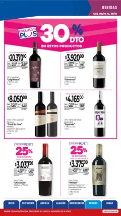 Vista previa La Anonima catálogo válido desde el 09.10.2025 | Página: 33 | Productos: Vino
