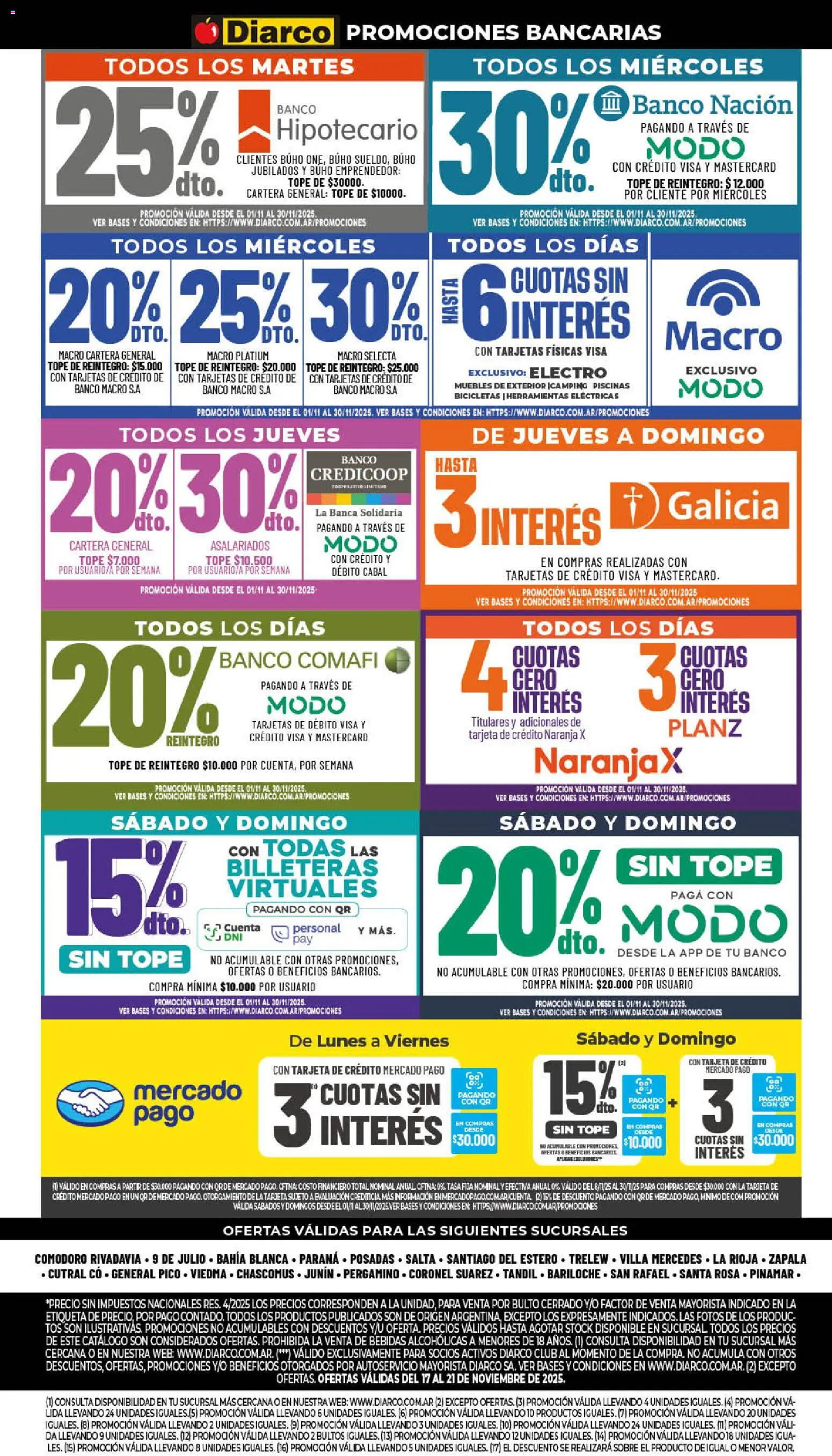 Diarco - Black Friday │ válido desde el 17.11.2025 | Página: 27 | Productos: Pico, Cartera, Banco, Sobre