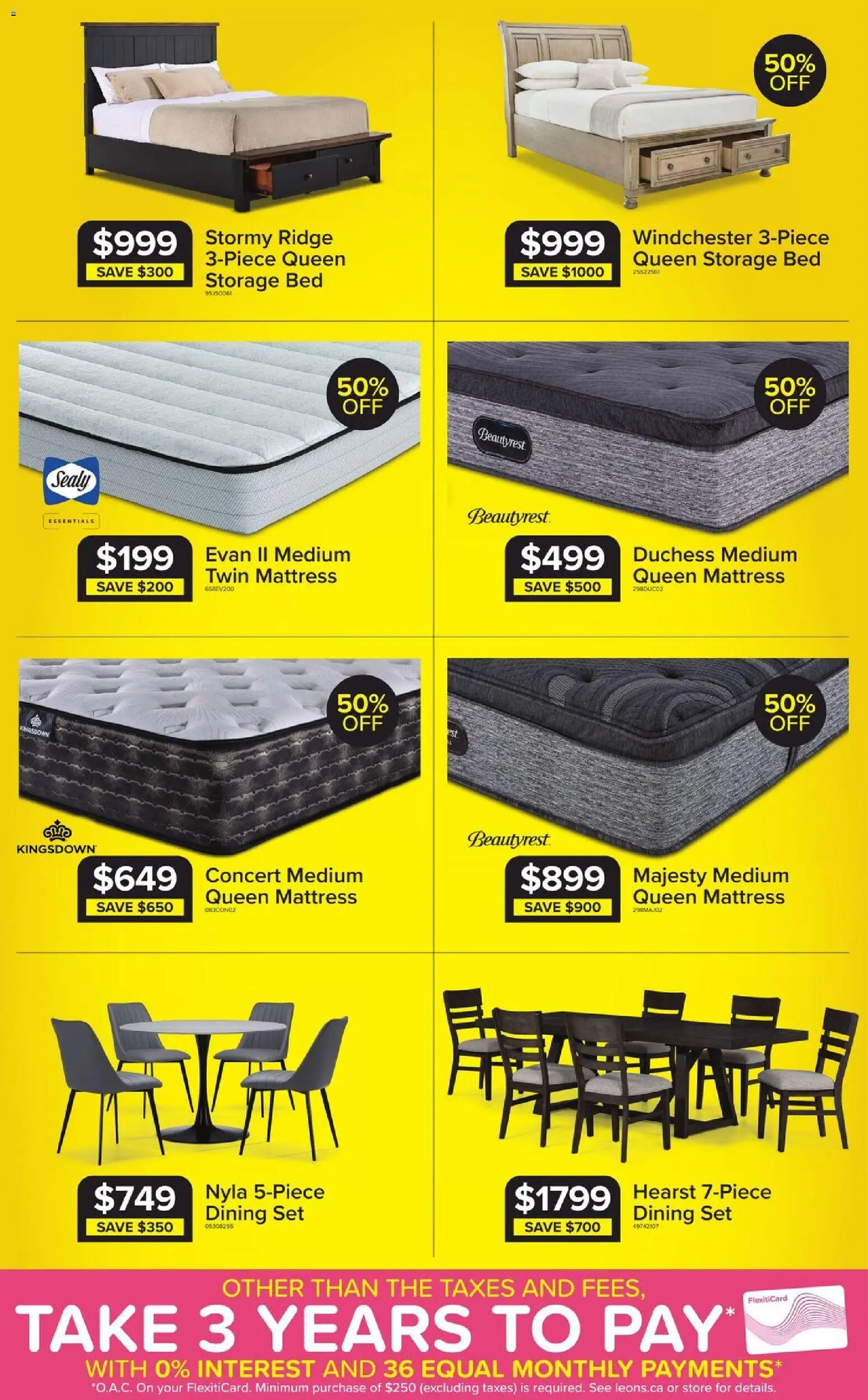 Leon's flyer valid from 18.12.2025 | Page: 2 | Products: Ridge, Bed, Mattress