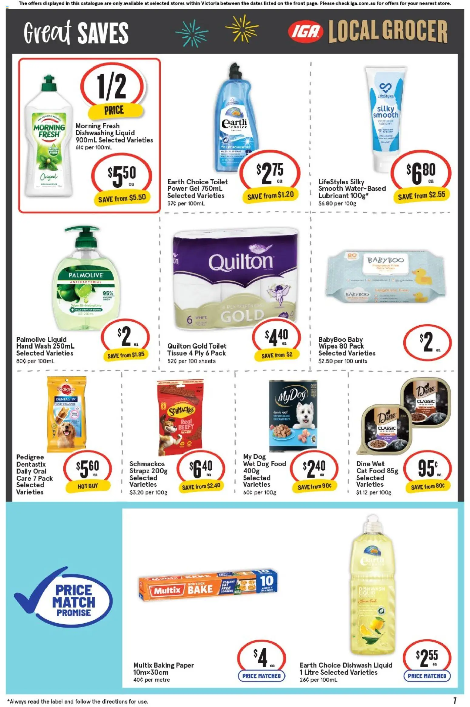 IGA catalogue - valid from 31.12.2025 | Page: 7 | Products: Milk, Lemon, Peach, Moccona