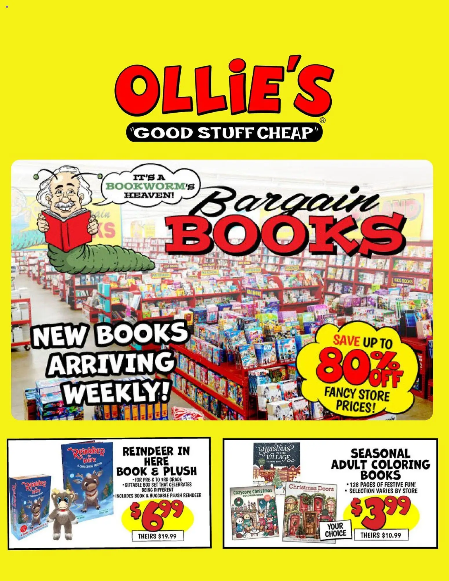 Ollie's Books Ad - valid from 11.11.2025 | Page: 1 | Products: Box