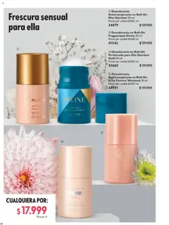 Oriflame revista - valida desde el 12.07.2025 | Página: 62 | Productos: Desodorante, Antitranspirante