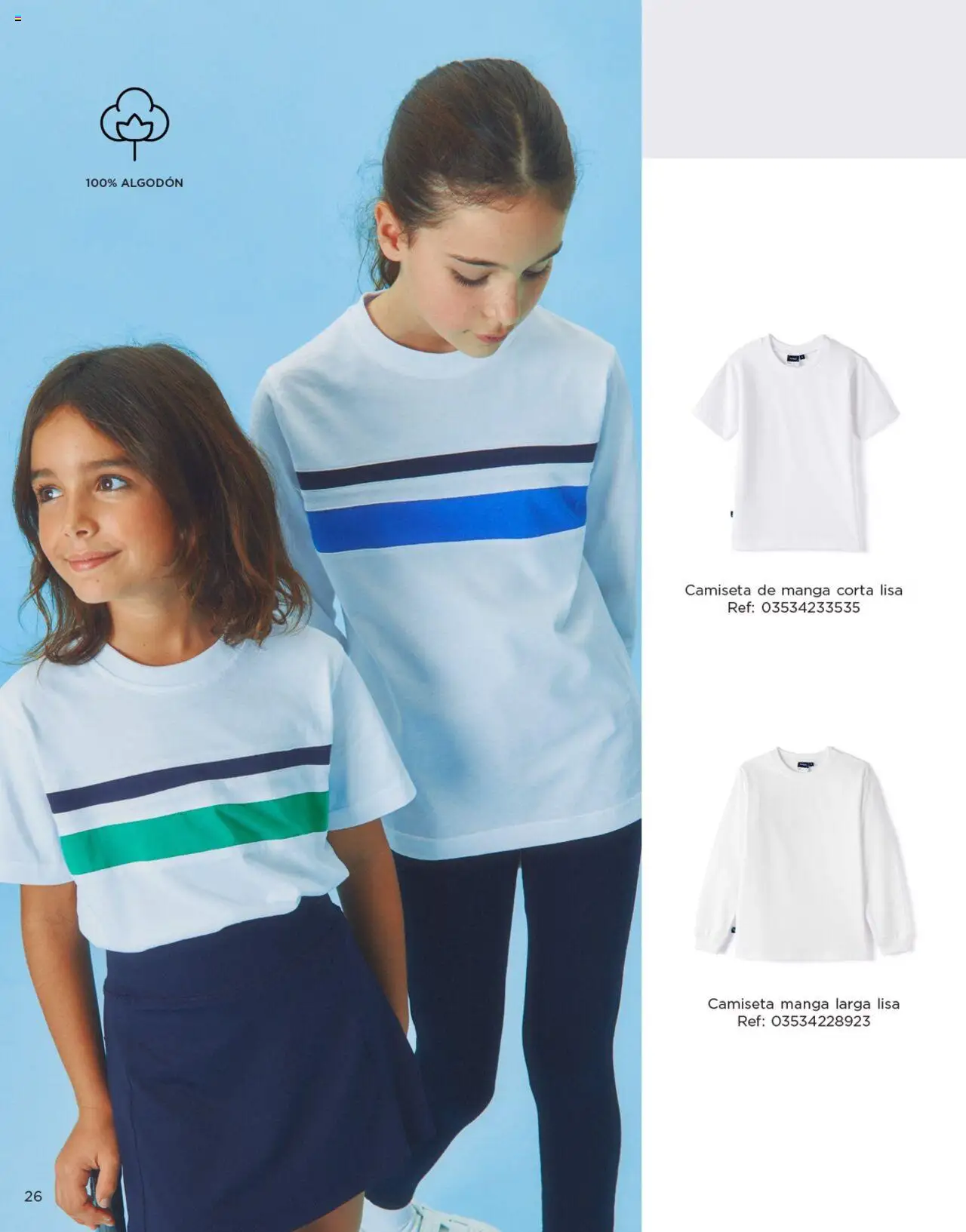 Nuevas ofertas de El Corte Inglés válidas en toda la República Mexicana desde el 04.04.2025. ¡Encuentra las mejores ofertas en El Corte Inglés catálogo Colección Uniformes 2024! | Página: 26 | Productos: Manga, Algodón, Camiseta