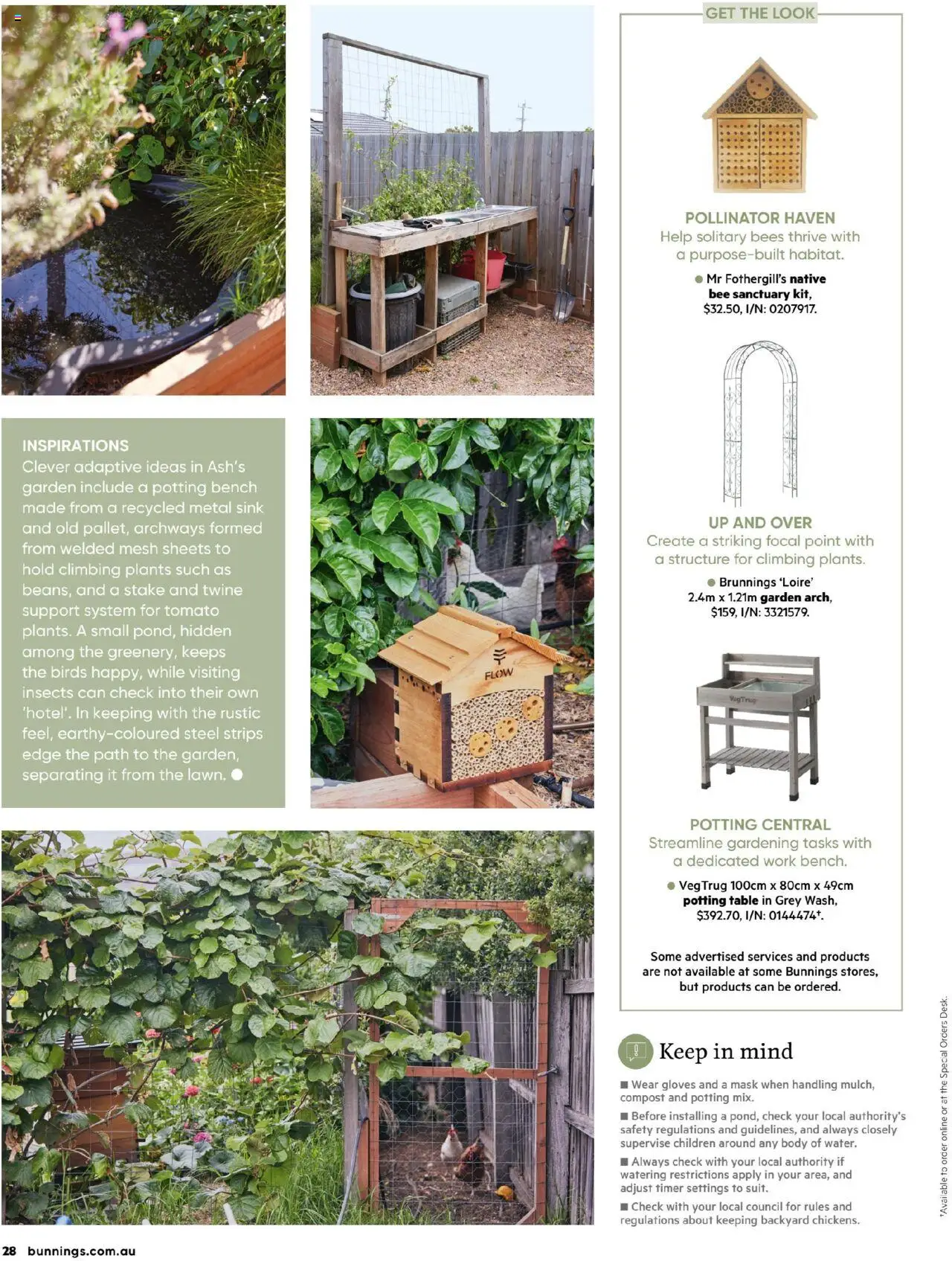 Bunnings Warehouse catalogue - valid from 01.10.2025 | Page: 28 | Products: Sink, Native, Compost, Bench