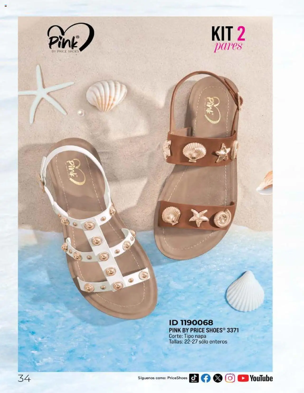 Nuevas ofertas de Price Shoes válidas en toda la República Mexicana desde el 11.03.2025. ¡Encuentra las mejores ofertas en Price Shoes catálogo Sandalias Kits 2025! | Página: 34
