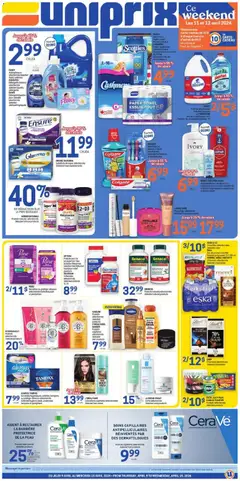 Preview of Uniprix weekly flyer / circulaire from shop Uniprix valid from 09.04.2026