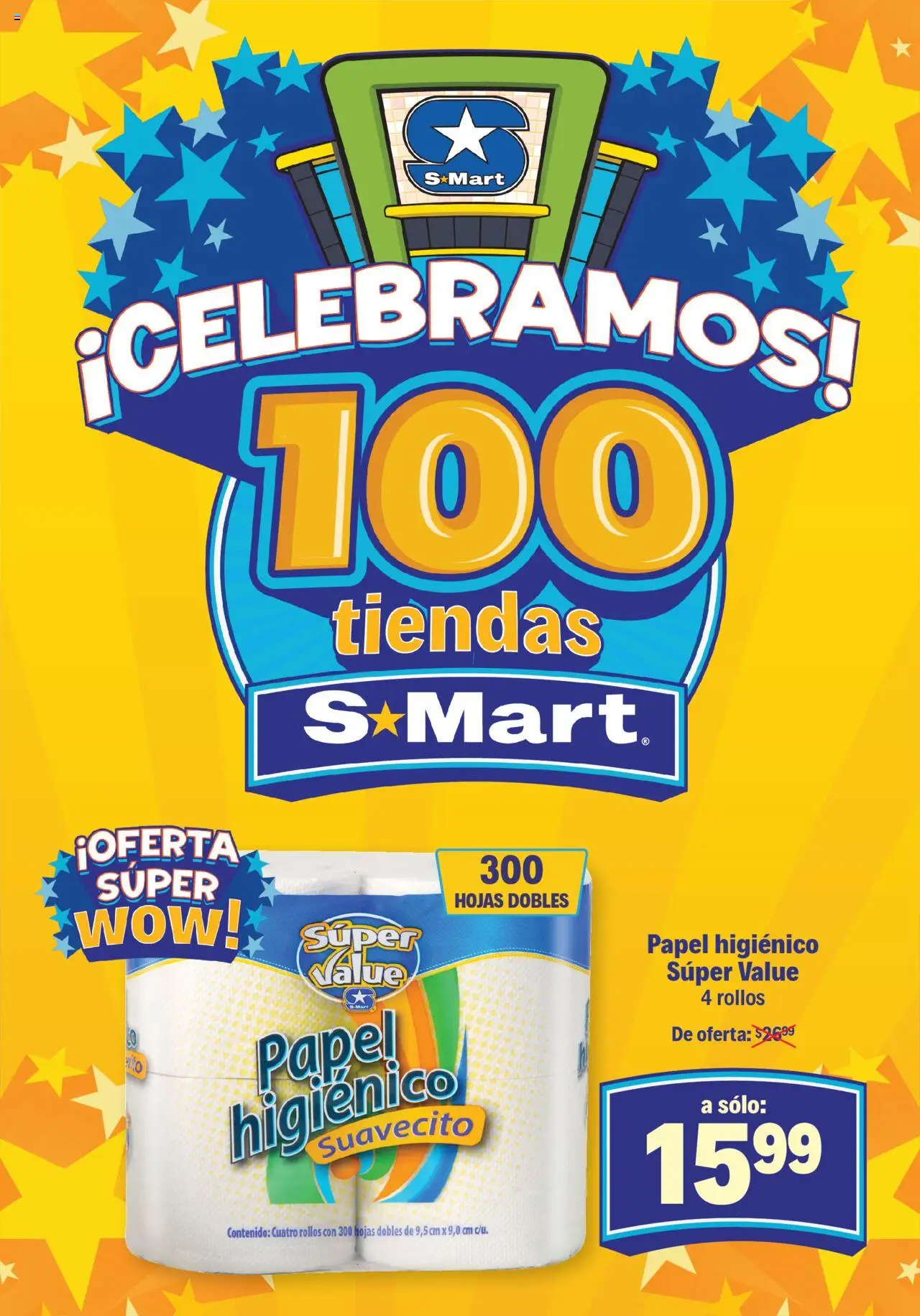 Nuevas ofertas de S-Mart válidas en toda la República Mexicana desde el 23.09.2025. ¡Encuentra las mejores ofertas en S-Mart - Folleto de Feria - Chihuahua! | Página: 2 | Productos: Papel higiénico
