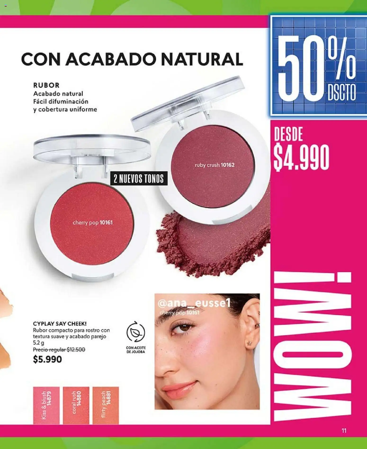 Catálogo CyZone Campaña 4 │ válido desde el 15.02.2026 | Página: 11 | Productos: Aceite, Rubor