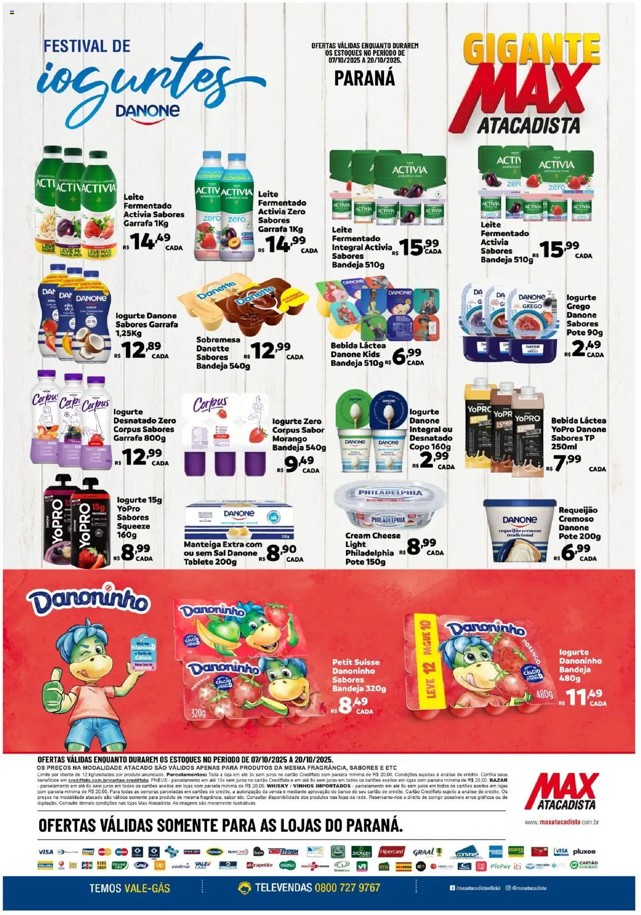 Max Atacadista Folheto - válido de 07.10.2025 | Página: 1 | Produtos: Whisky, Bebida, Bandeja, Sal