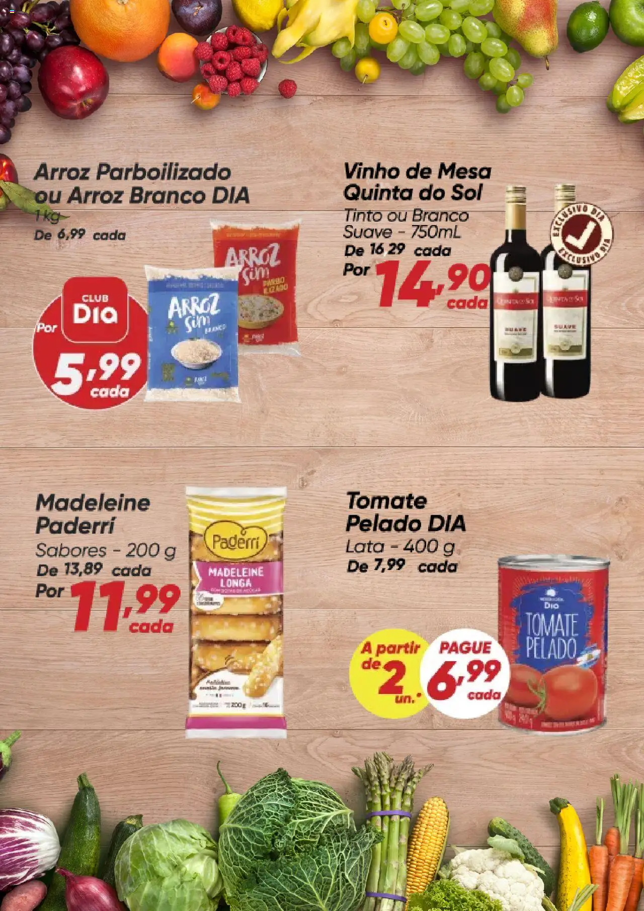 Dia Folheto - válido de 25.08.2025 | Página: 5 | Produtos: Mesa, Vinho, Arroz