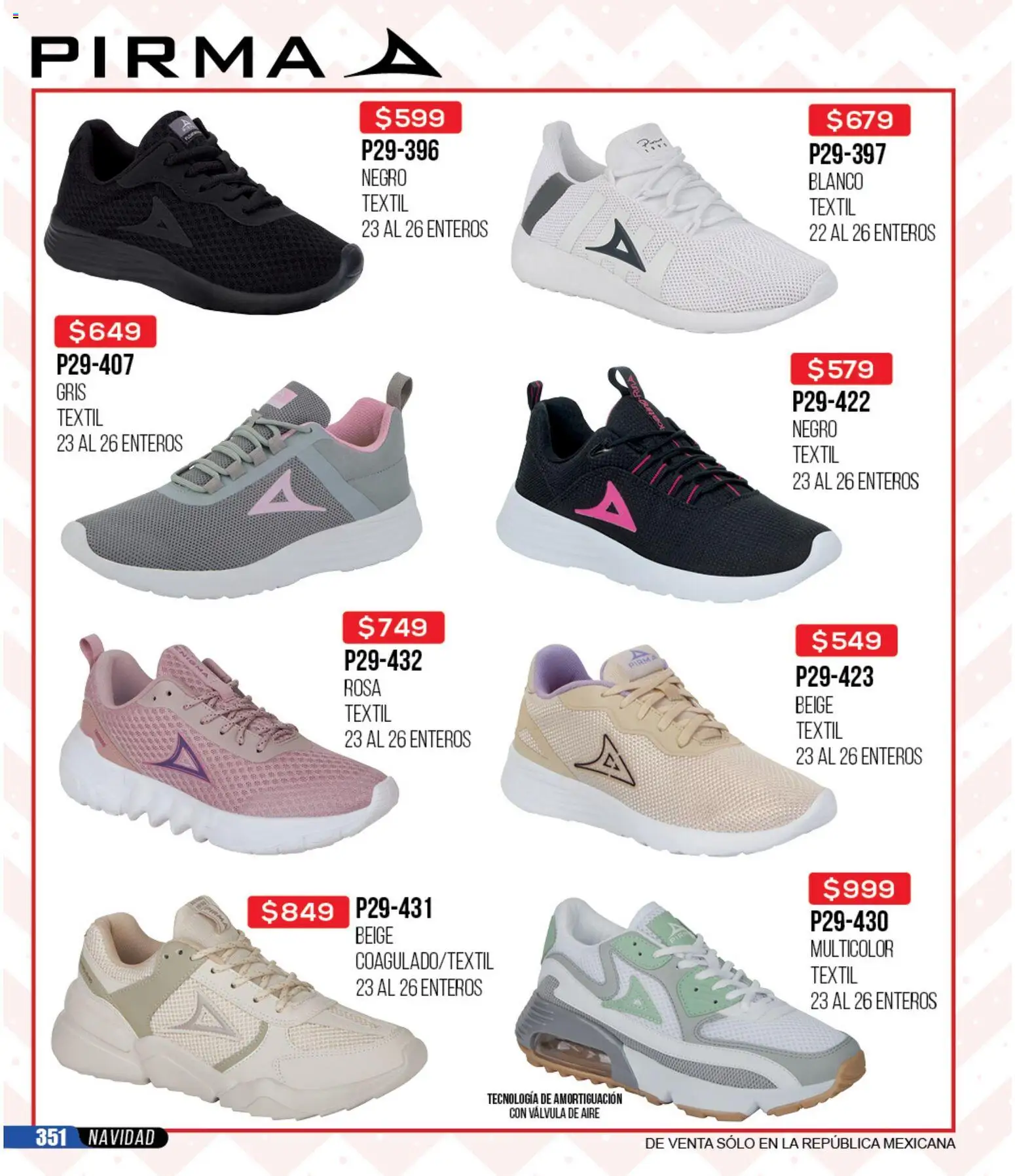 Nuevas ofertas de Cklass válidas en toda la República Mexicana desde el 30.11.2025. ¡Encuentra las mejores ofertas en Cklass catálogo Rebajas Navideñas Calzado! | Página: 352 | Productos: Válvula