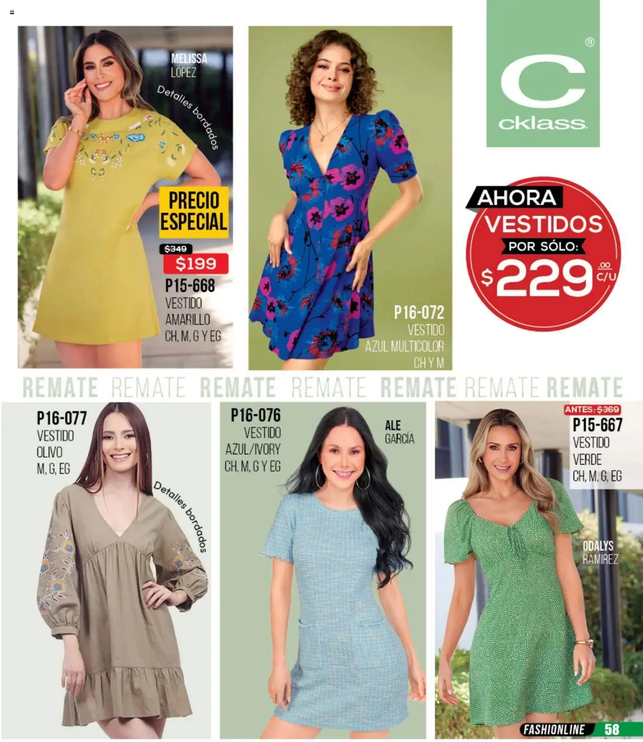Nuevas ofertas de Cklass válidas en toda la República Mexicana desde el 13.08.2025. ¡Encuentra las mejores ofertas en Cklass - Catálogo Remate Total Ropa! | Página: 59 | Productos: Vestido