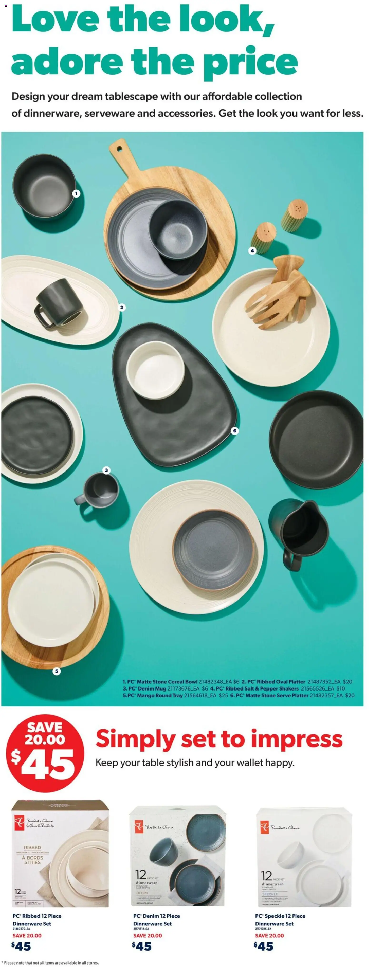 Real Canadian Superstore flyer valid from 19.03.2026 | Page: 36 | Products: Wallet, Table