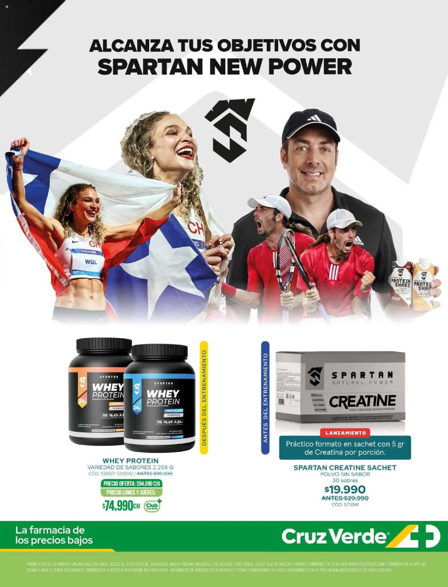 Cruz Verde ofertas  │ válido desde el 01.03.2026 | Página: 4 | Productos: Polvo, Chocolate