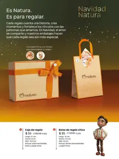 Vista previa de Natura campaña 18 2025, nuevo folleto de la tienda, válido en México a partir del 01.12.2025 | Página: 37 | Productos: Bolsa, Caja, Sobre