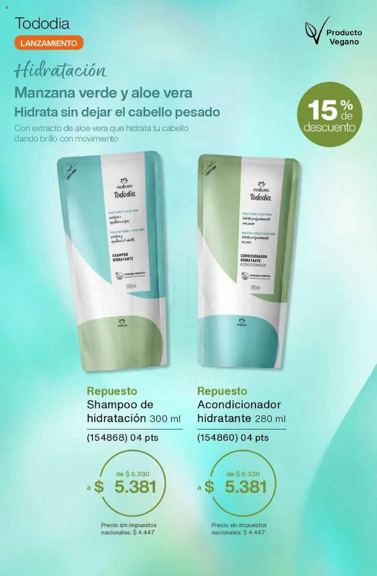 Catálogo Natura Ciclo 8 │ válido desde el 03.06.2025 | Página: 207 | Productos: Shampoo, Acondicionador, Brillo, Manzana