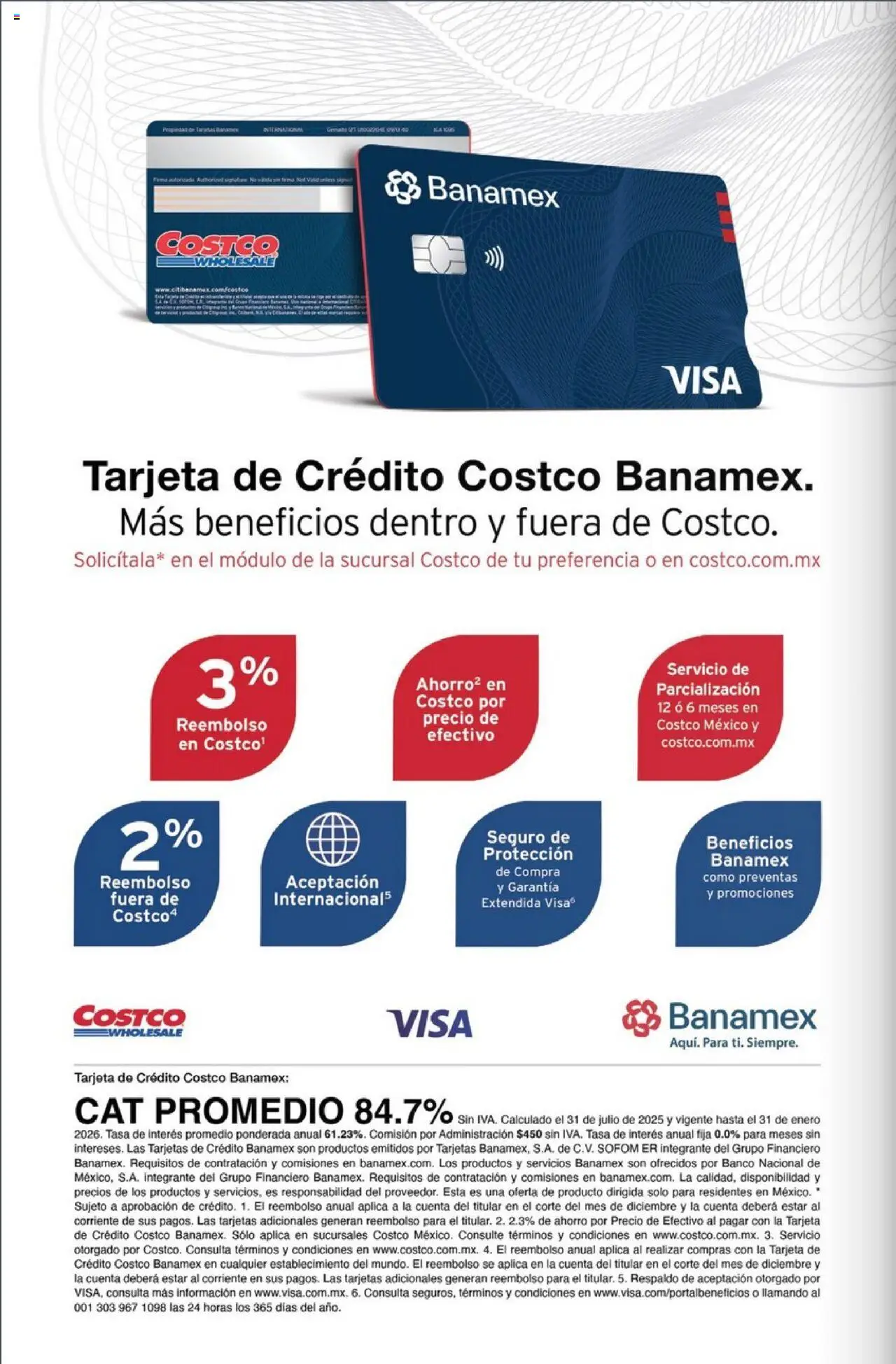 Nuevas ofertas de Costco válidas en toda la República Mexicana desde el 03.10.2025. ¡Encuentra las mejores ofertas en Costco - Revista Octubre! | Página: 34 | Productos: Banco