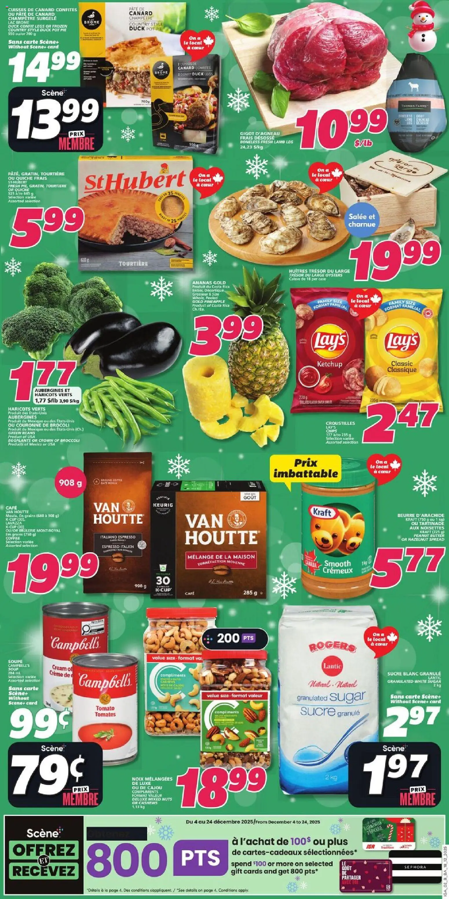 IGA flyer valid from 18.12.2025 | Page: 2 | Products: Nuts, Cream, Butter, Coffee