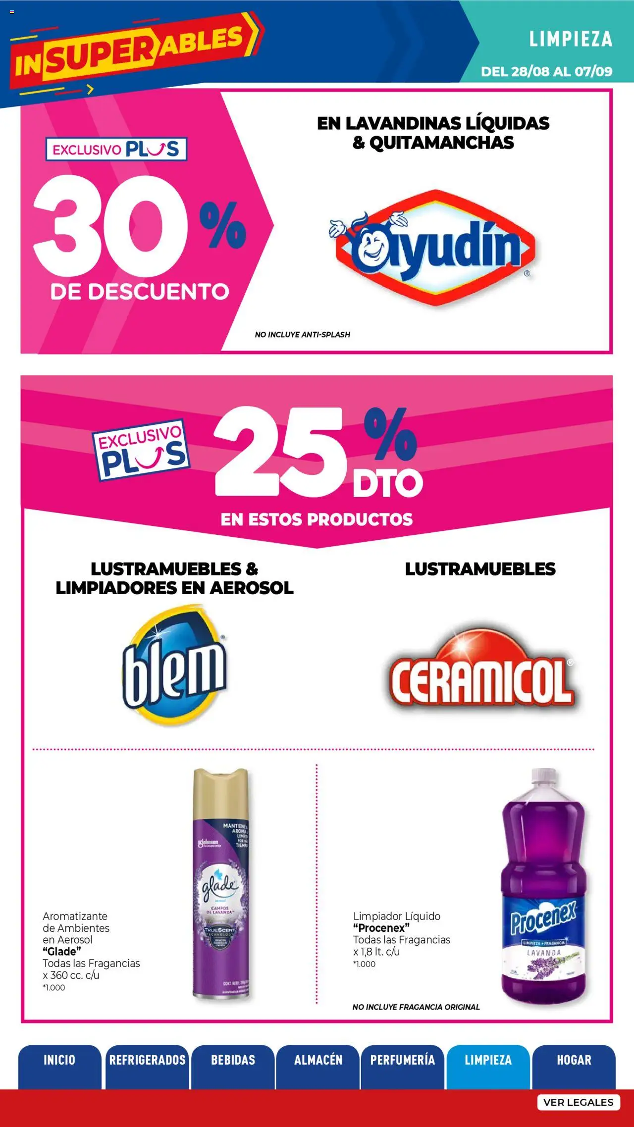 La Anonima - Insuperables - z3 │ válido desde el 28.08.2025 | Página: 33 | Productos: Lustramuebles, Fragancia, Quitamanchas, Limpiador