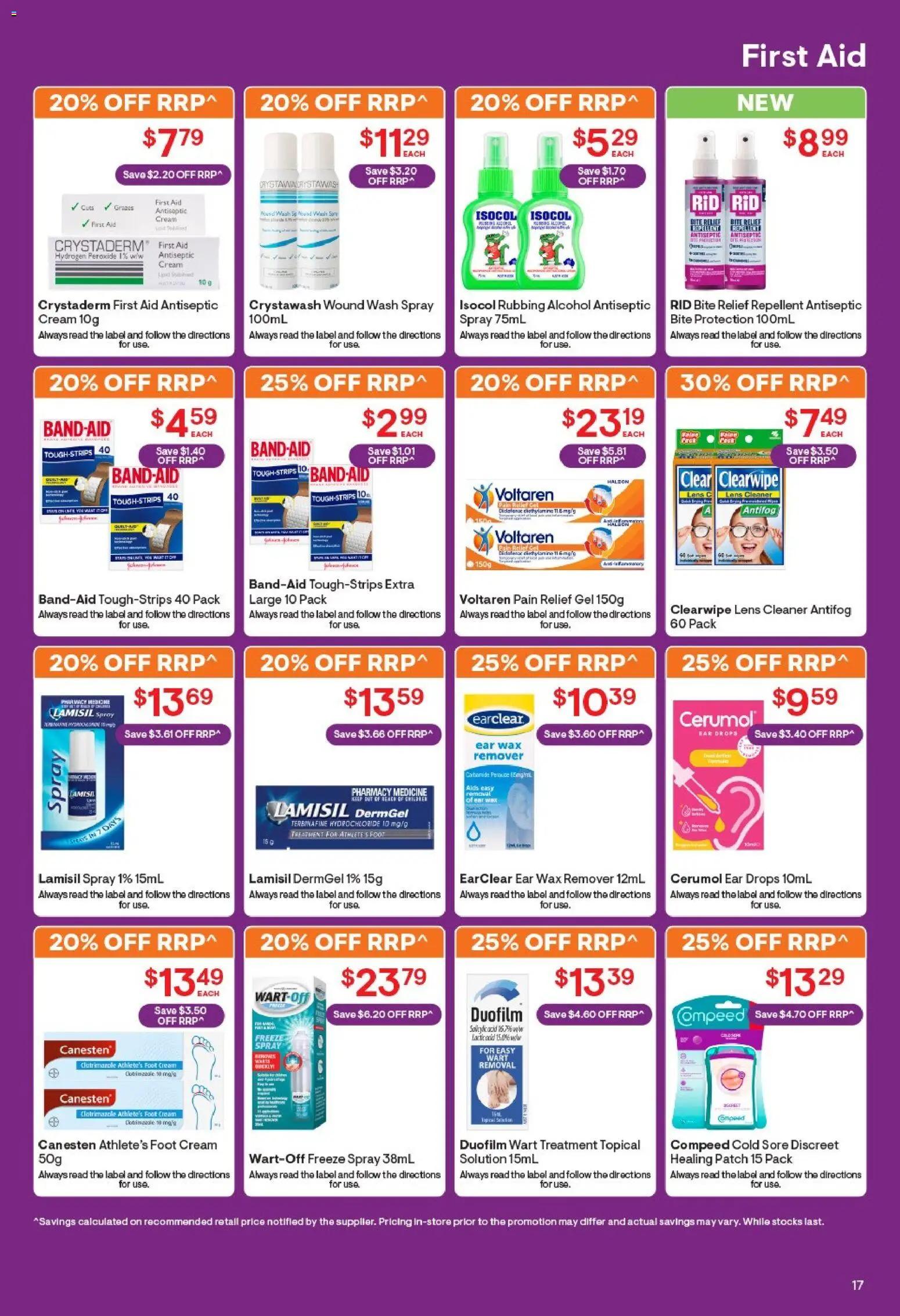 Discount Drug Stores catalogue - valid from 12.11.2025 | Page: 17 | Products: Cleaner, Cream, Treatment, Foot cream