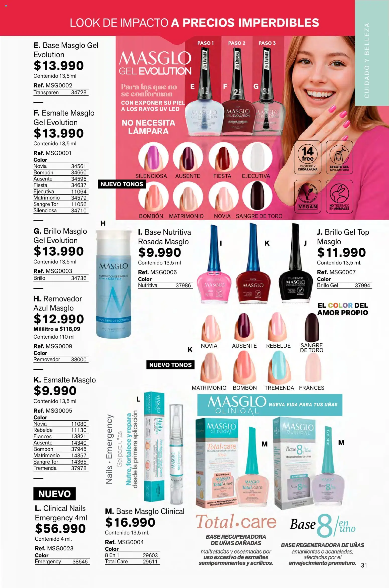Leonisa revista - valida desde el 02.01.2026 | Página: 31 | Productos: Brillo, Lámpara, Top, Fragancia
