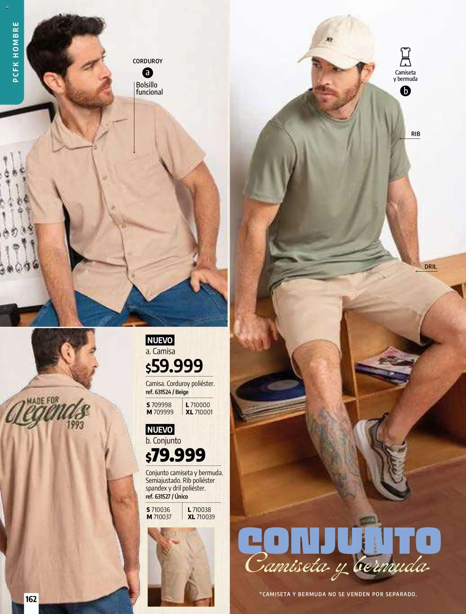 Pacifika revista - valida desde el 24.02.2026 | Página: 164 | Productos: Bermuda, Camiseta, Conjunto, Camisa