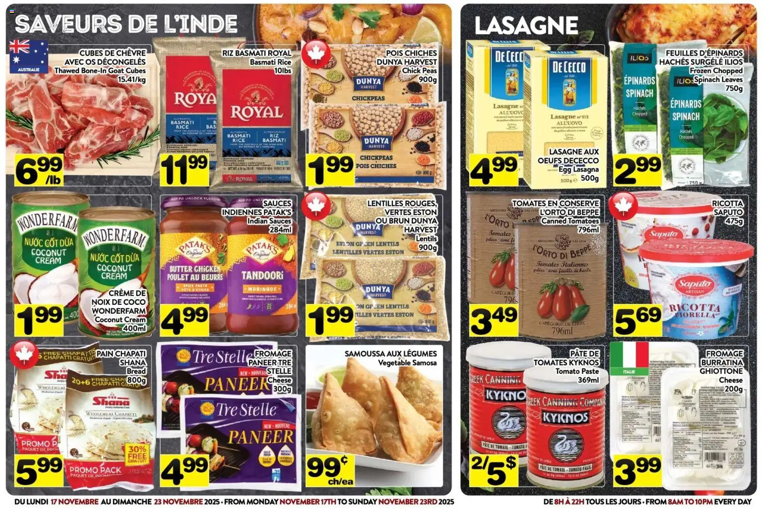 Pa Supermarché flyer valid from 17.11.2025 | Page: 3 | Products: Butter, Cheese, Chicken, Tomatoes